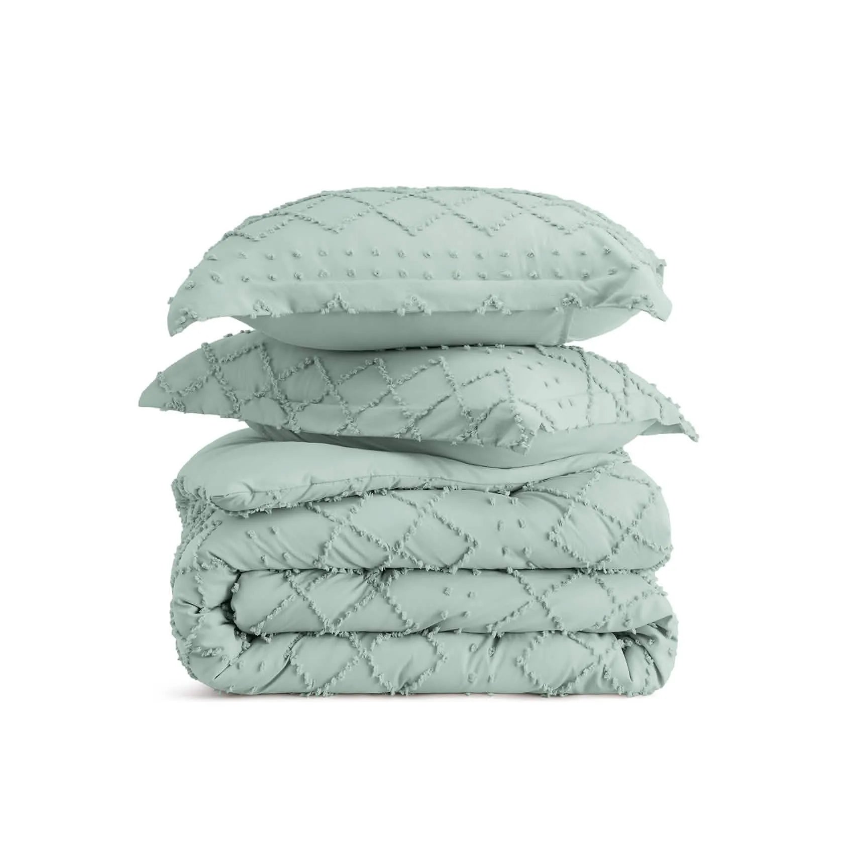 Tufted Embroidery Comforter Set