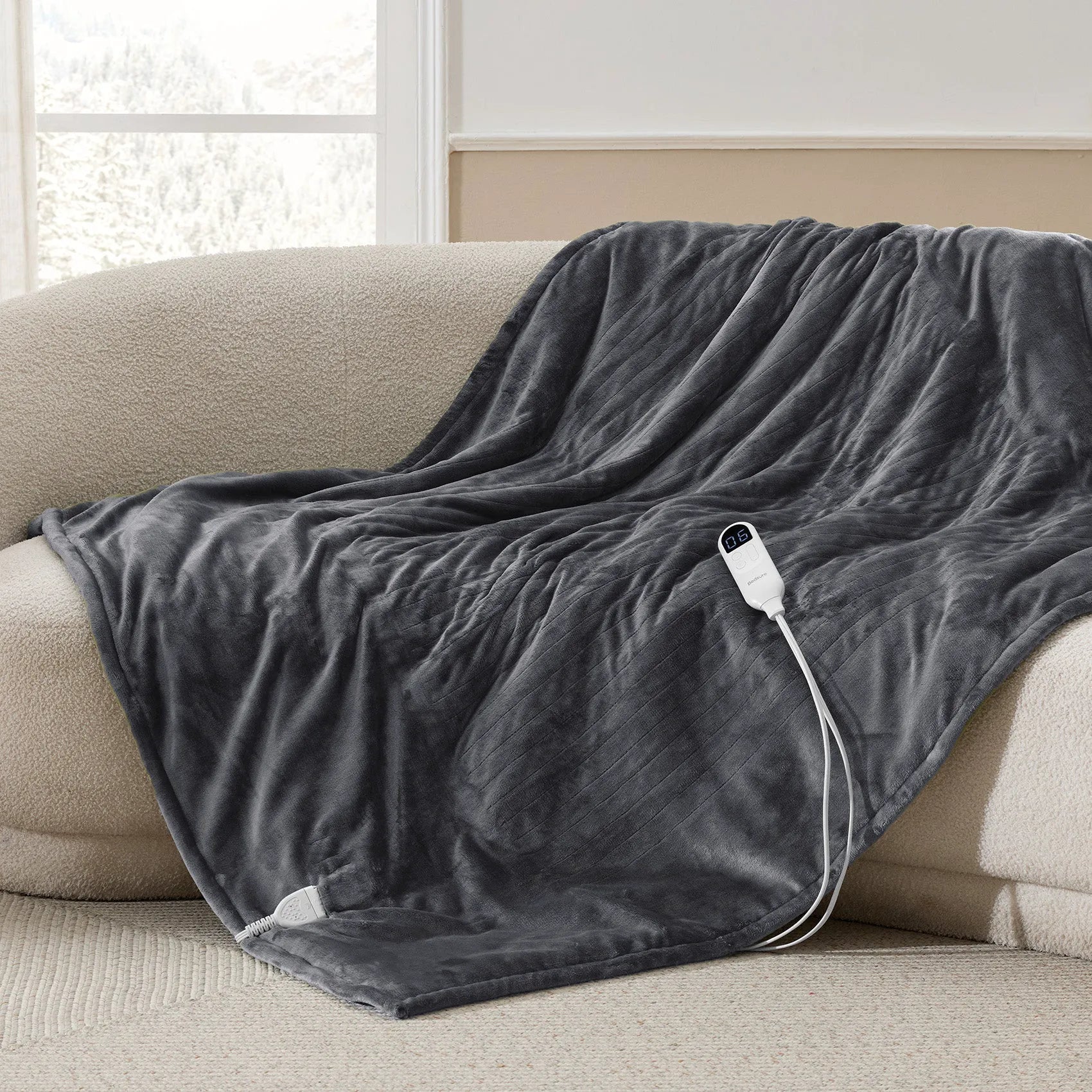 Heated Flannel Blanket