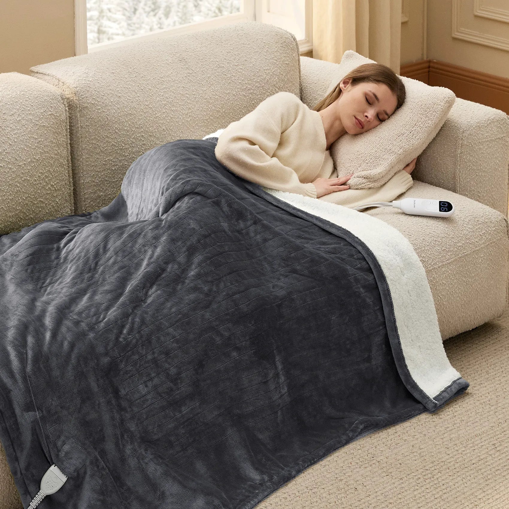 Heated Flannel Blanket