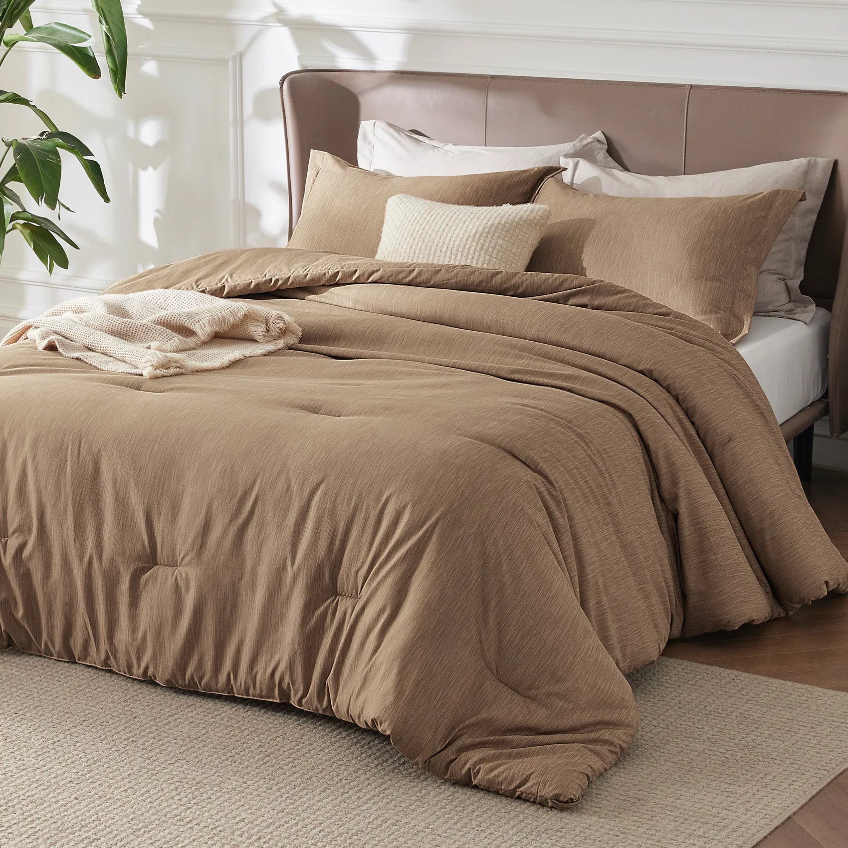 Cationic Dye Comforter Set - 90gsm