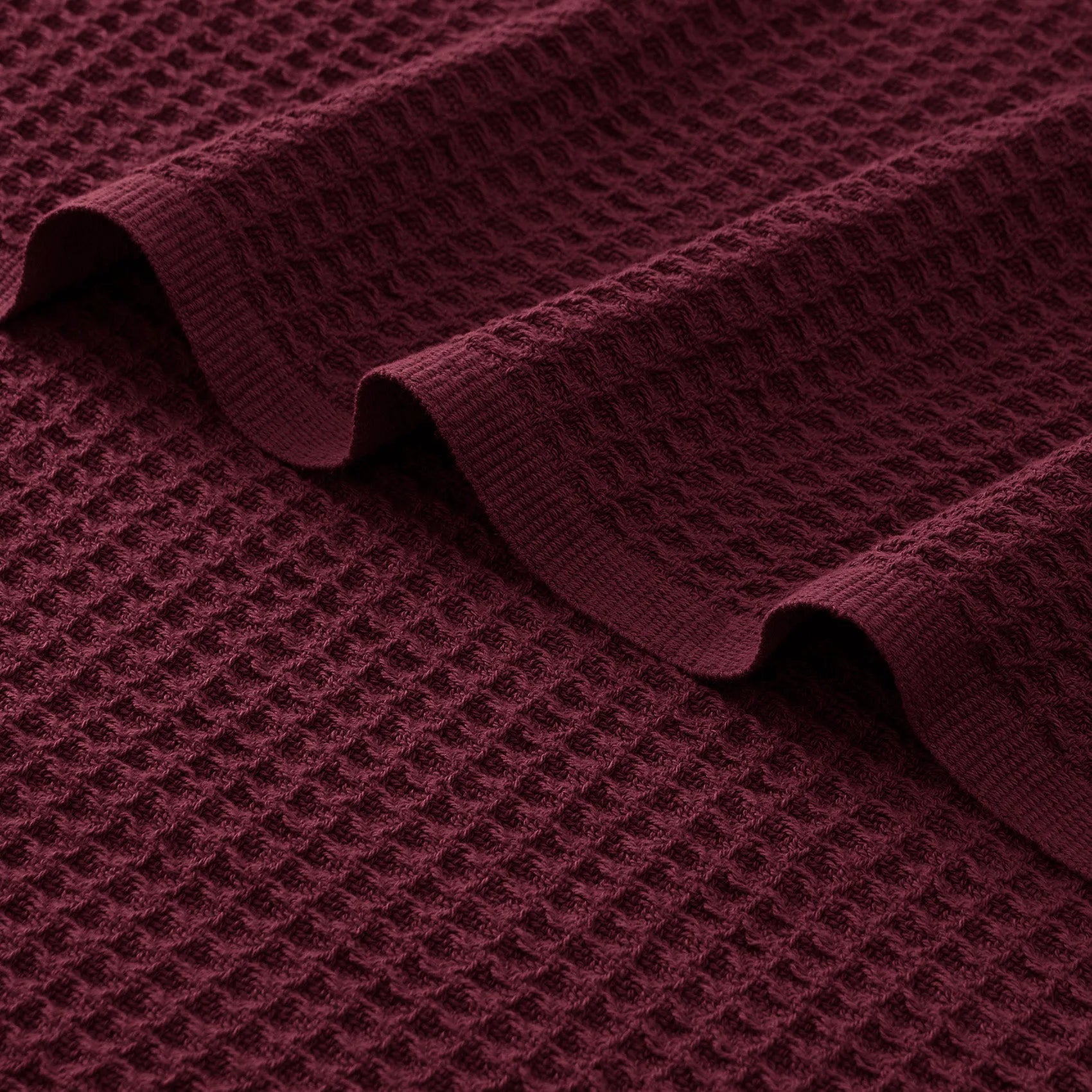 Cotton Waffle Weave Blanket