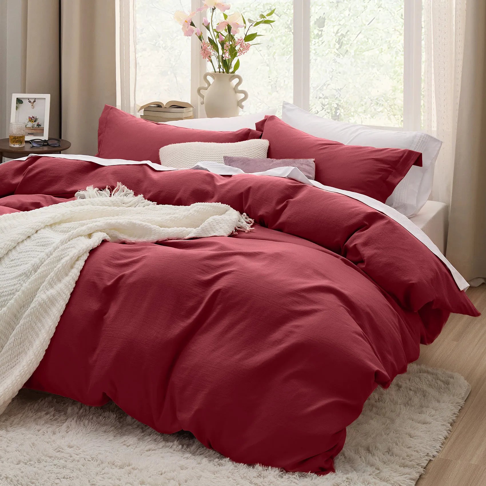 Ultra-Soft Hypoallergenic Microfiber Duvet Cover Set