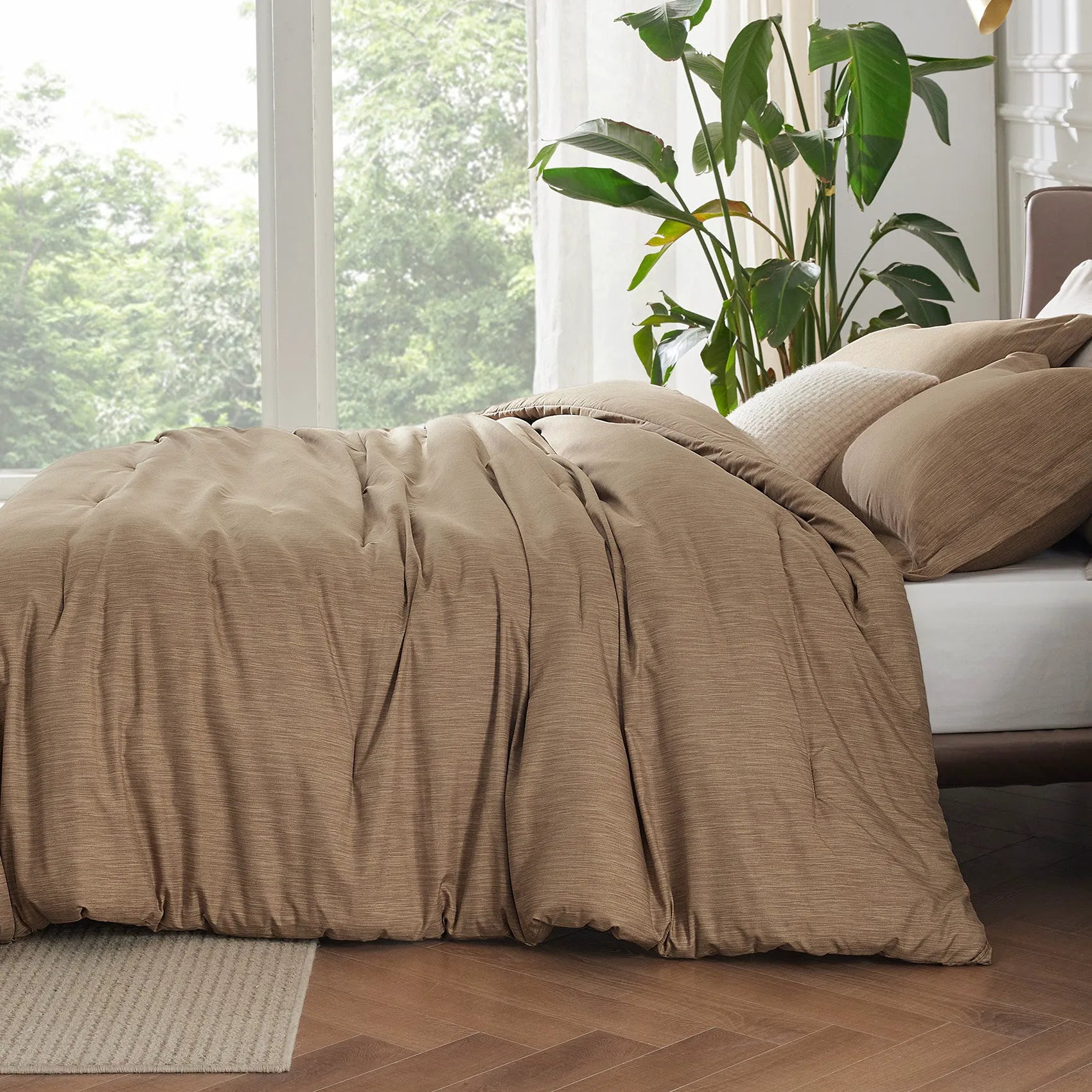 Cationic Dye Comforter Set - 90gsm