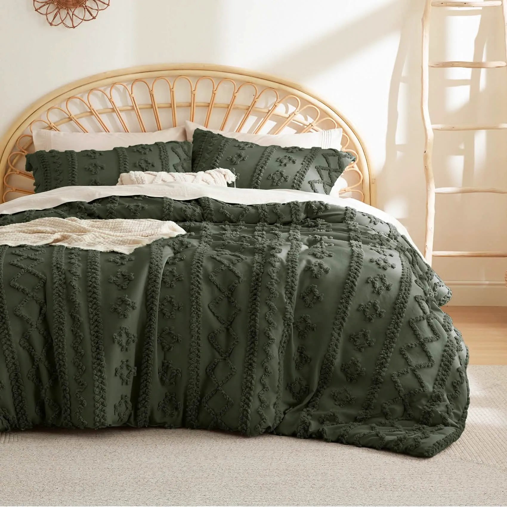 Boho Deluxe Embroidered Comforter Set