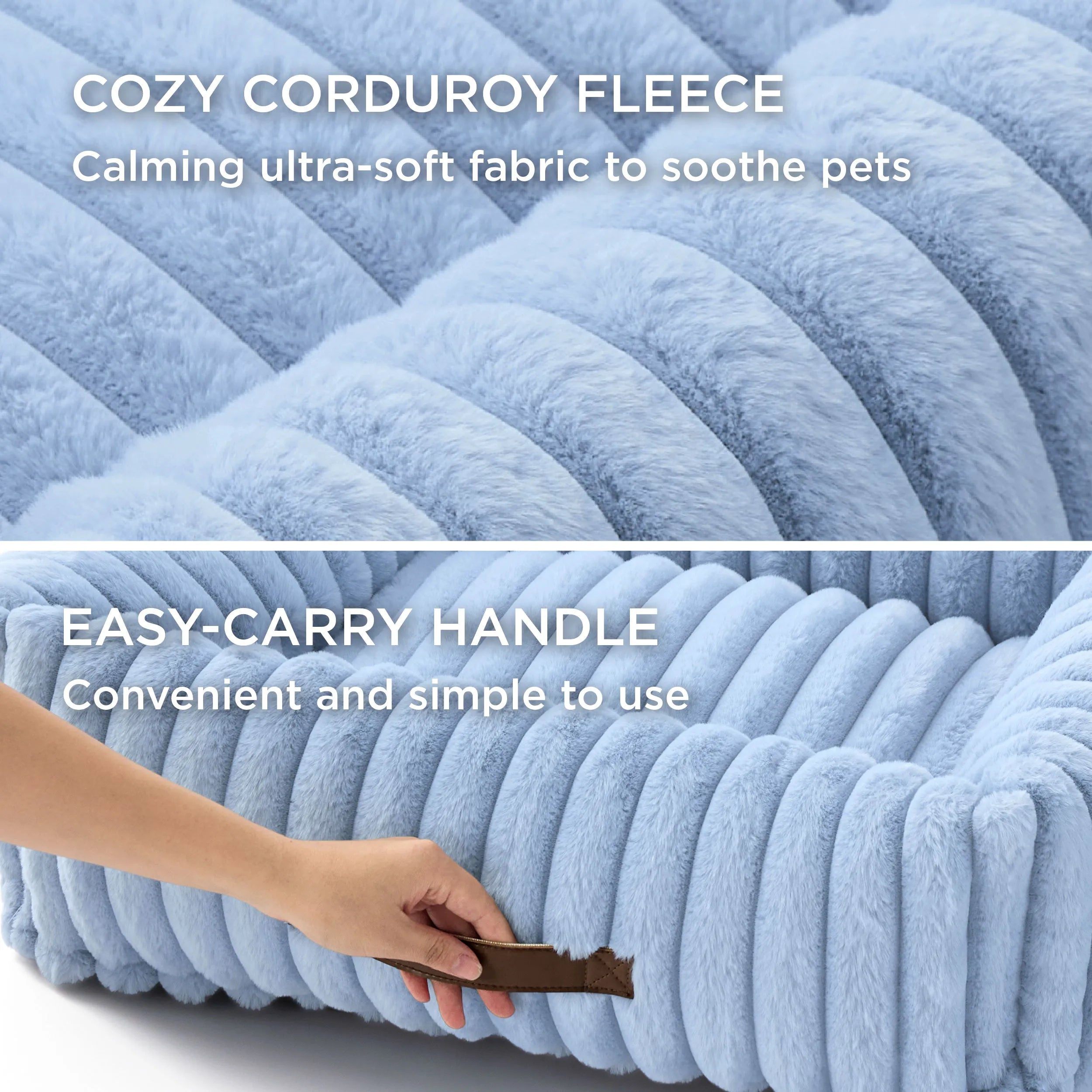 ComfyFleece™ Rectangular Dog Bed