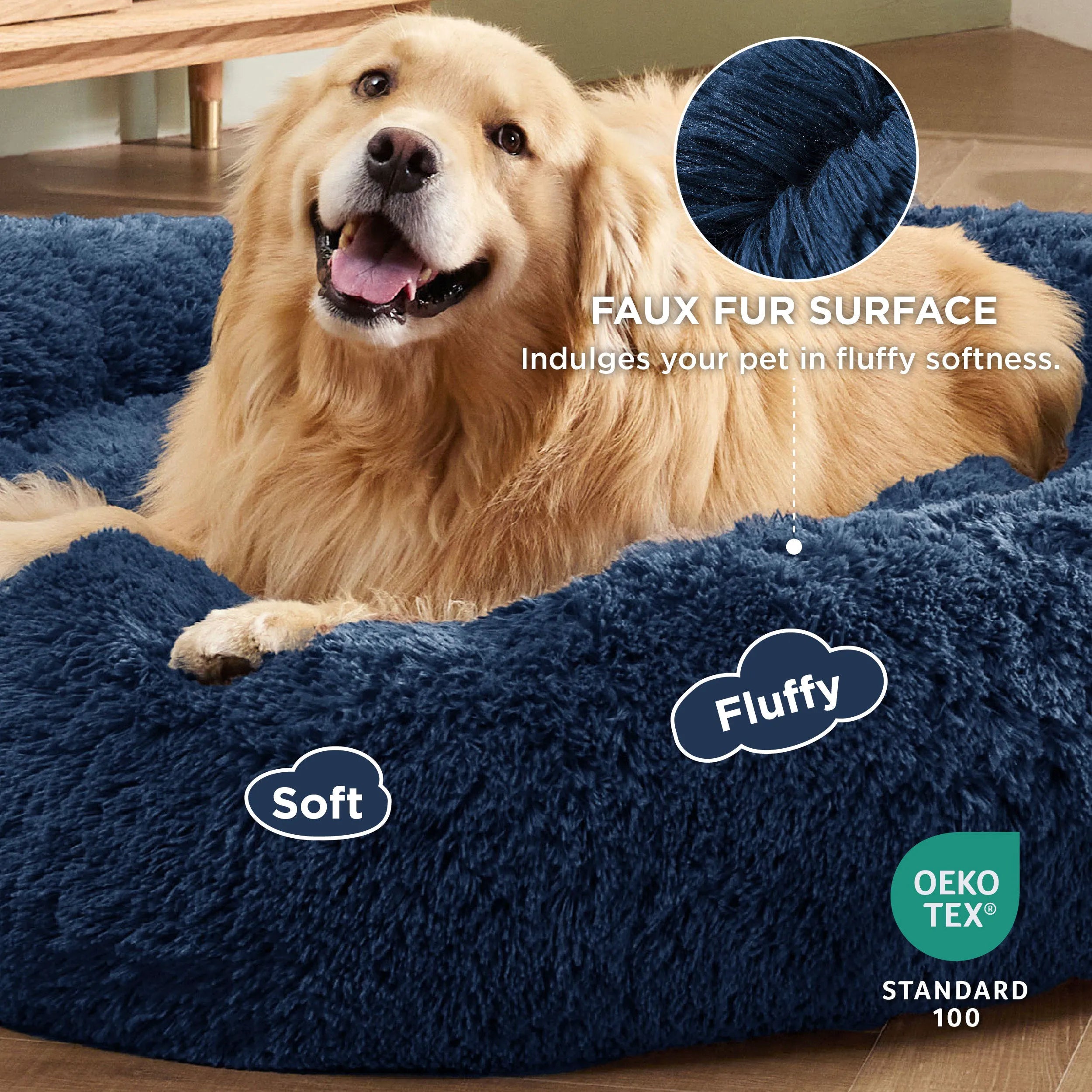 Calming Donut Bed for Pets