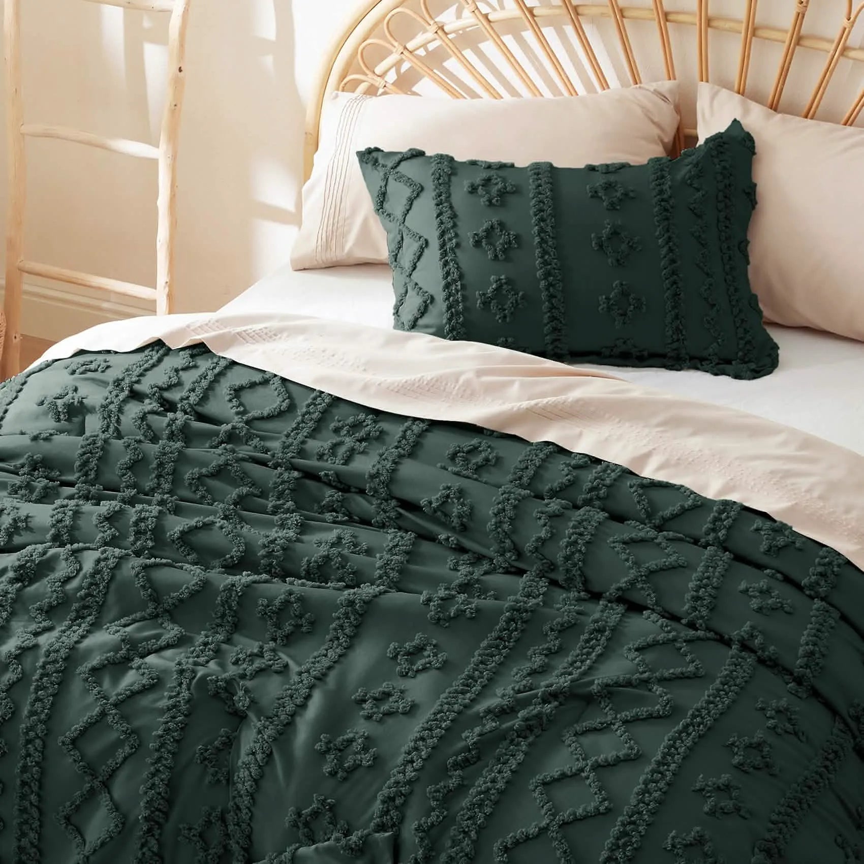 Boho Deluxe Embroidered Comforter Set