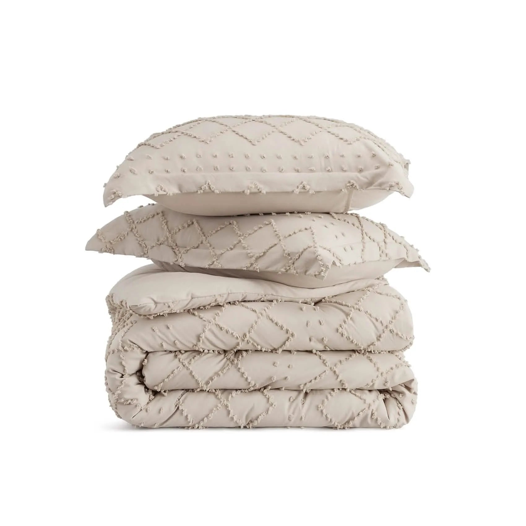 Tufted Embroidery Comforter Set