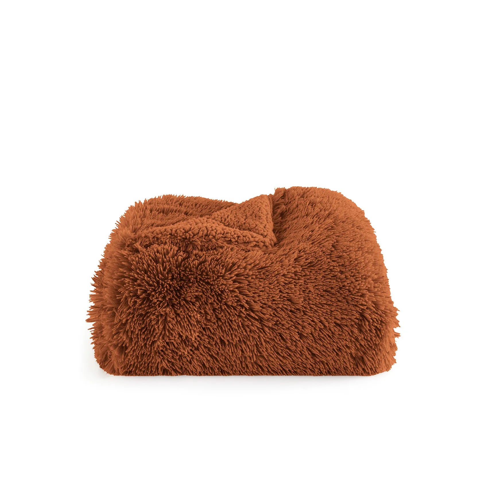 Fuzzy Faux Fur Throw Blanket