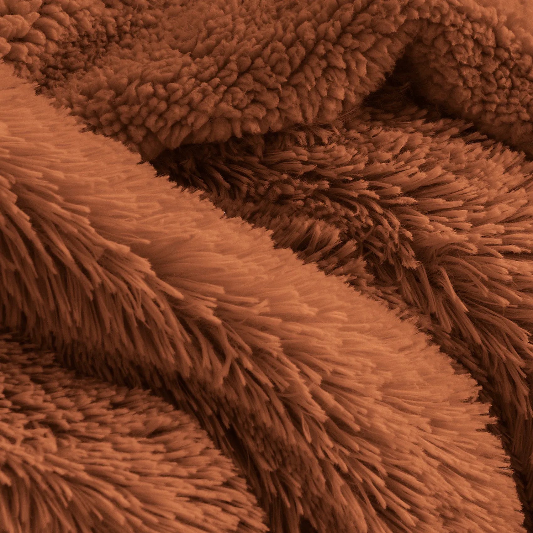 Fuzzy Faux Fur Throw Blanket