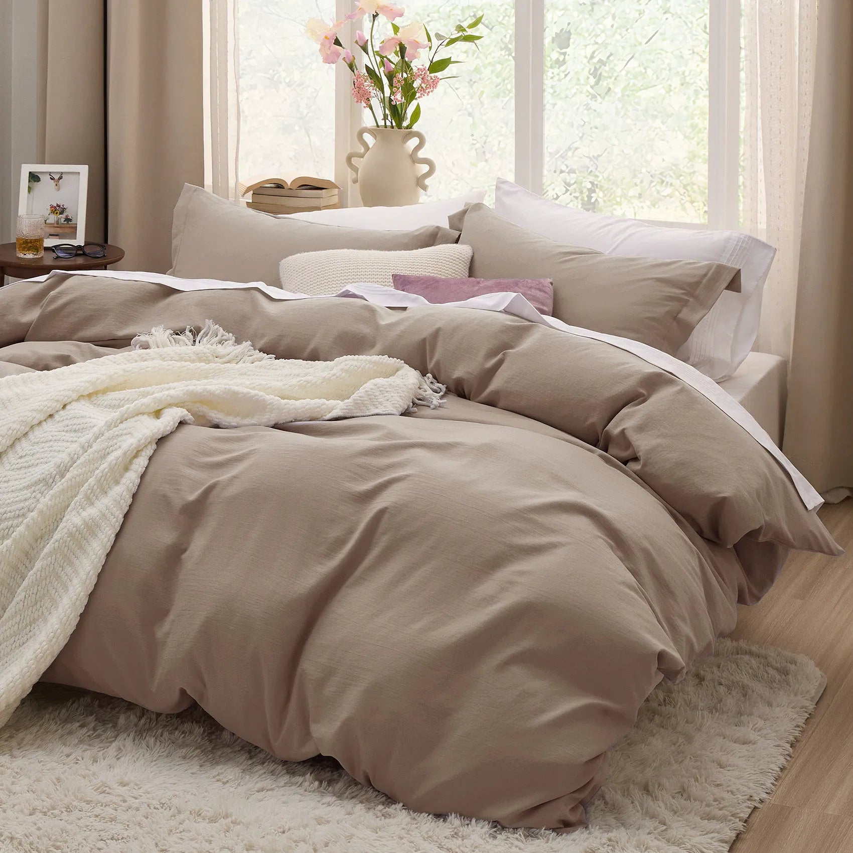 Ultra-Soft Hypoallergenic Microfiber Duvet Cover Set