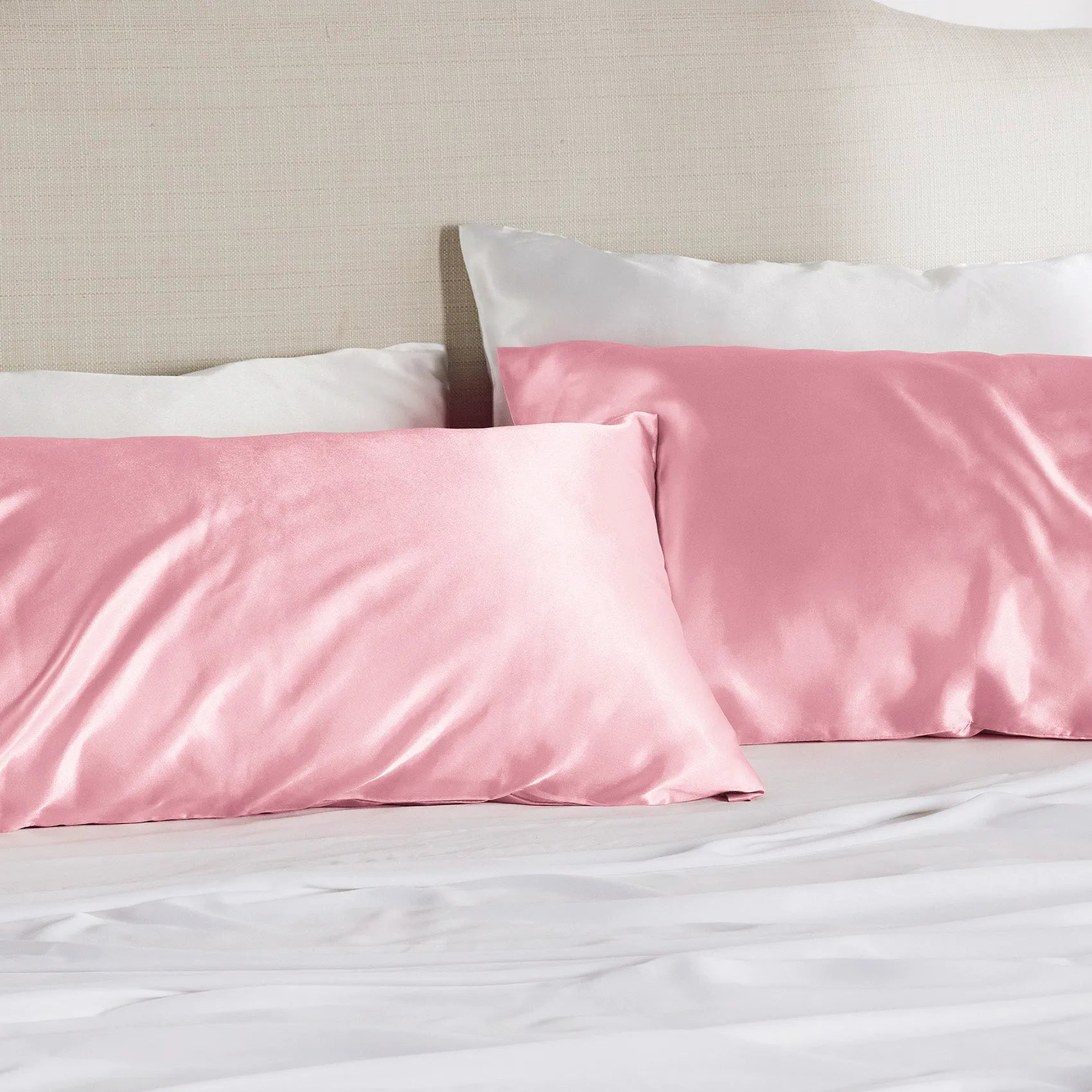 Luxurious Solid Satin Pillowcase
