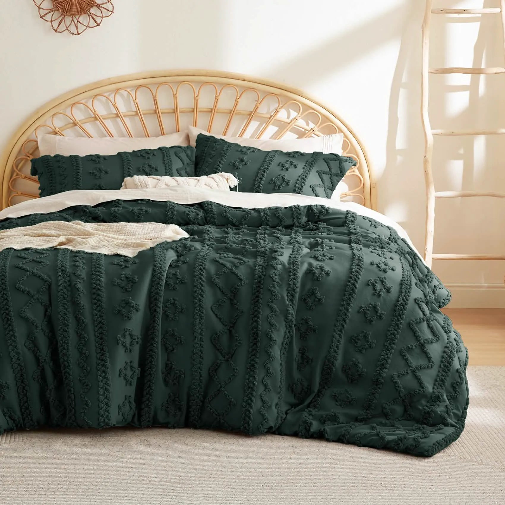 Boho Deluxe Embroidered Comforter Set