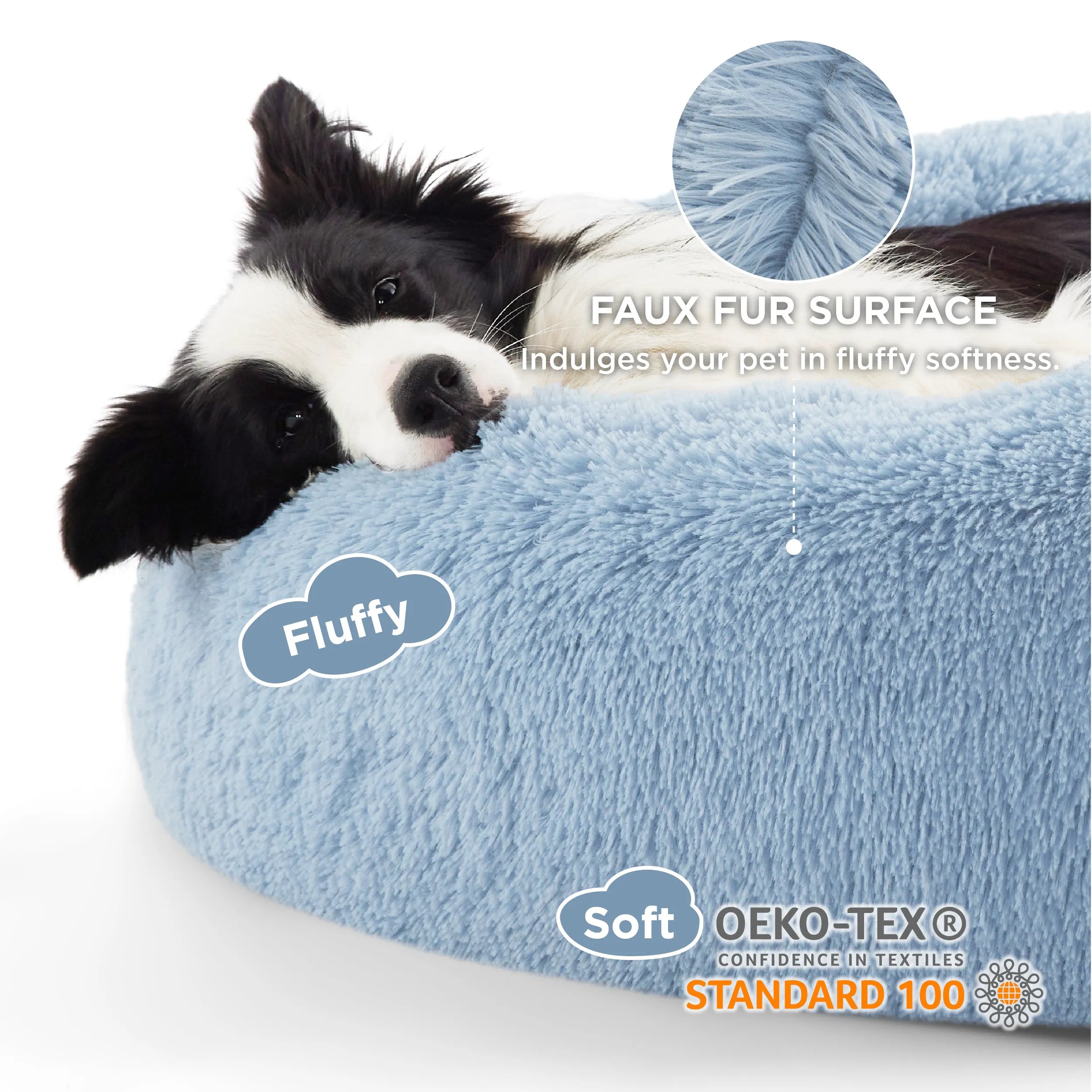 Calming Donut Bed for Pets