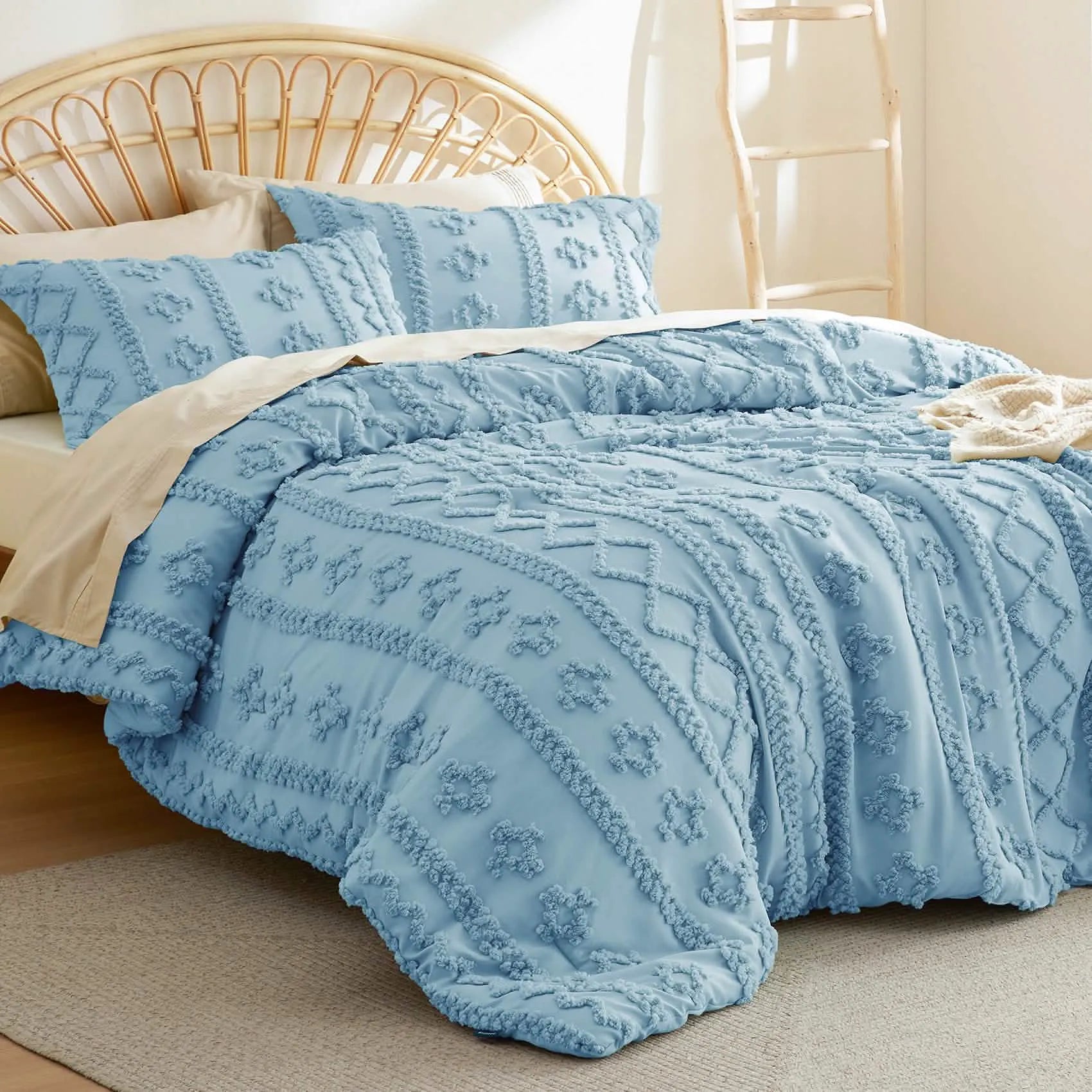 Boho Deluxe Embroidered Comforter Set