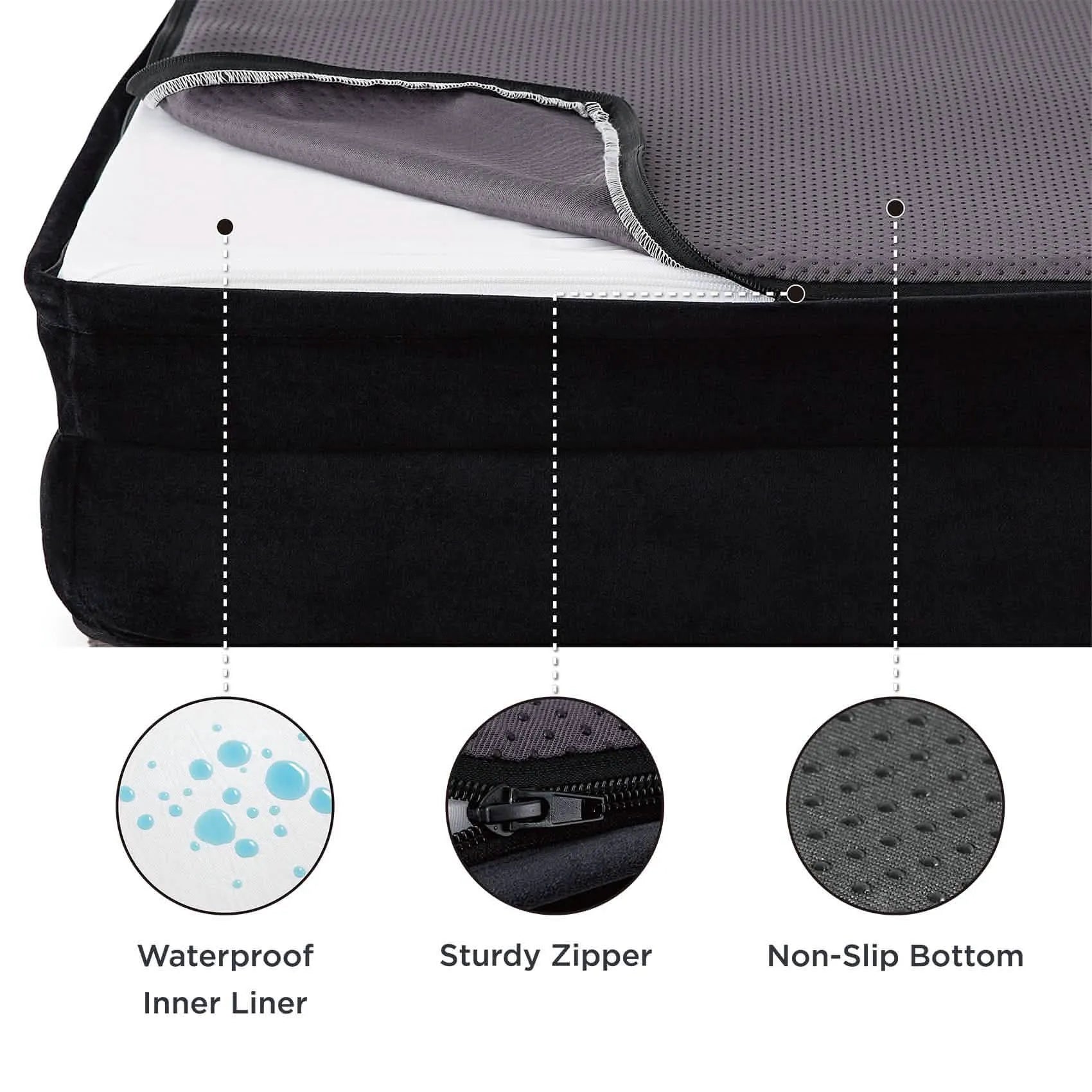 Orthopedic Plush Flannel Dog Couch