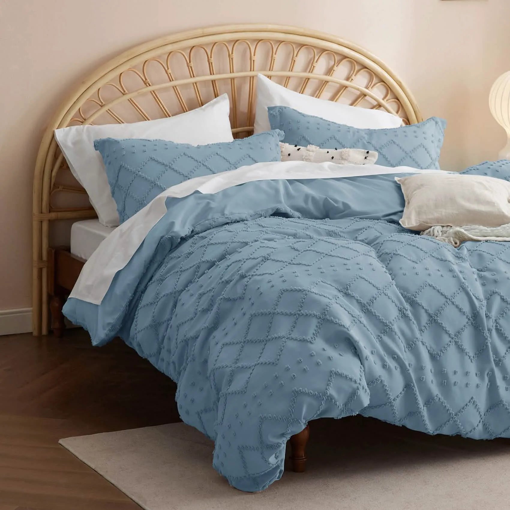 Boho Embroidery Duvet Cover Set