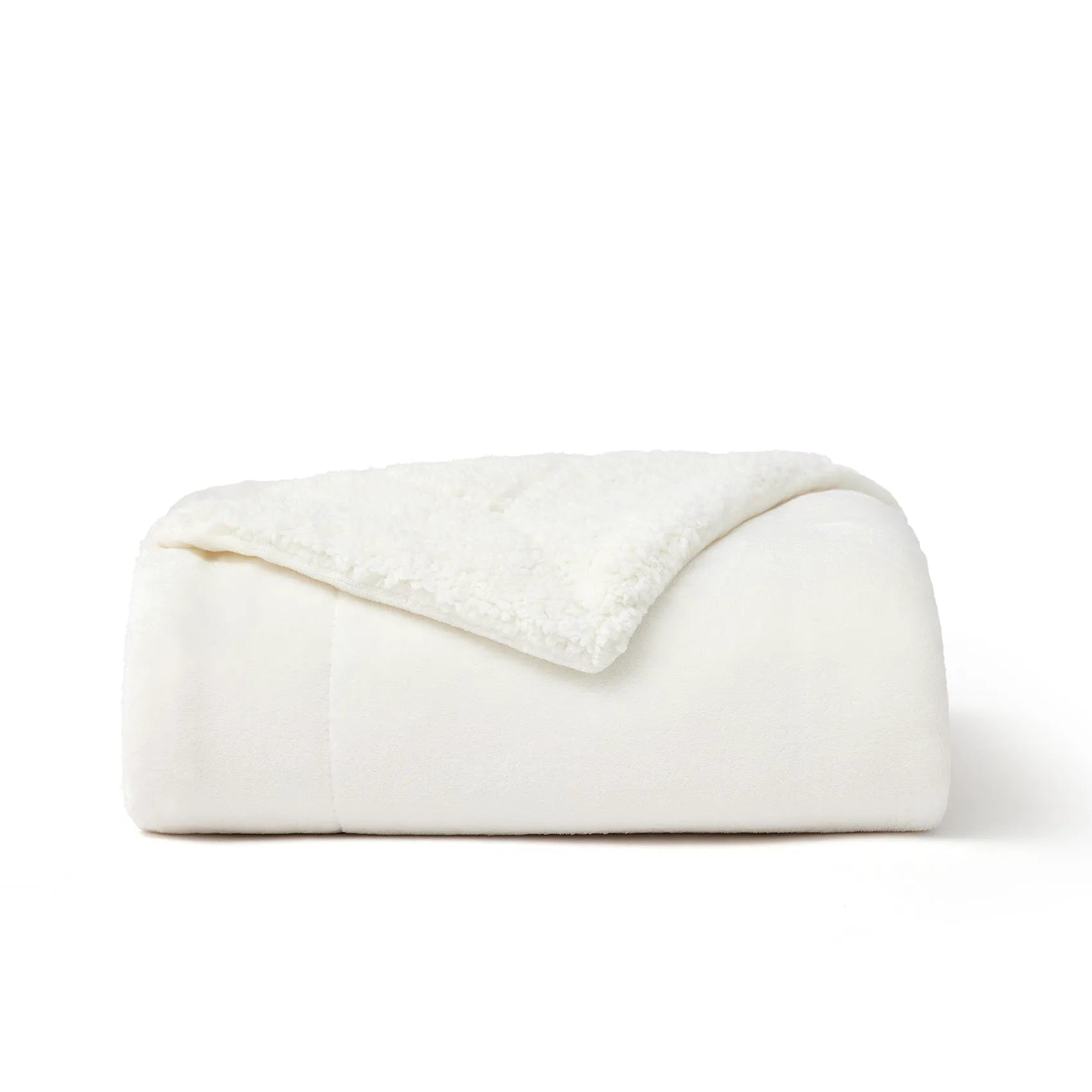 Cozy Sherpa Fleece Throw Blanket