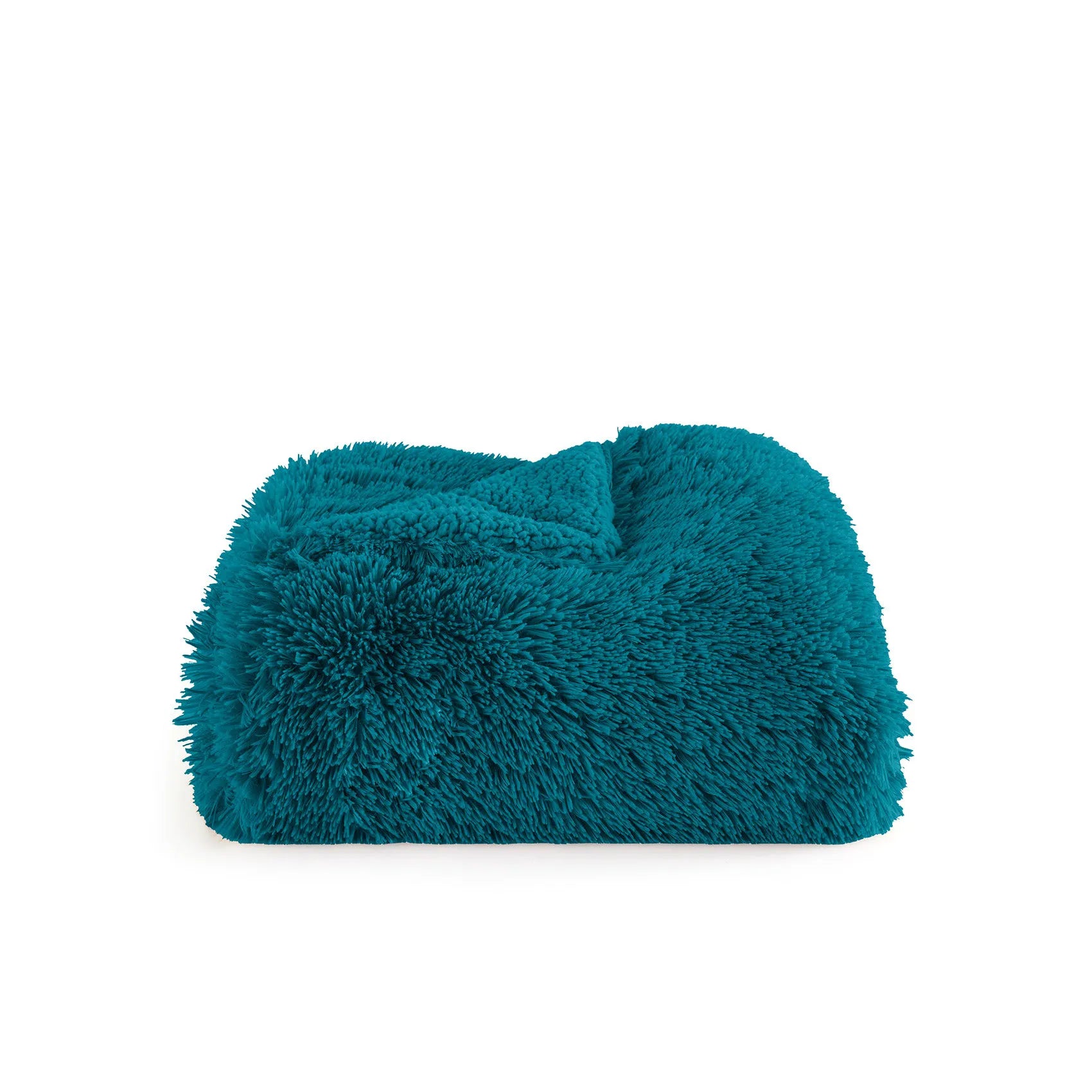 Fuzzy Faux Fur Throw Blanket