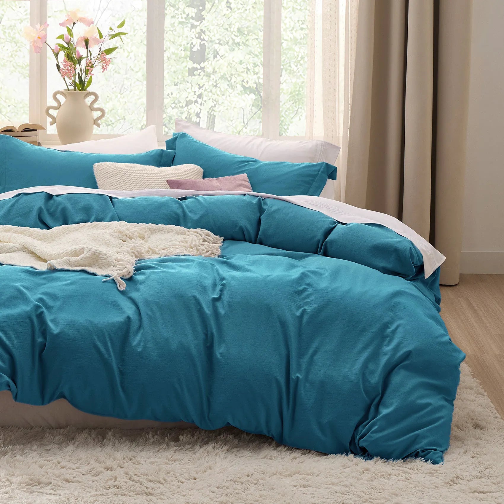 Ultra-Soft Hypoallergenic Microfiber Duvet Cover Set