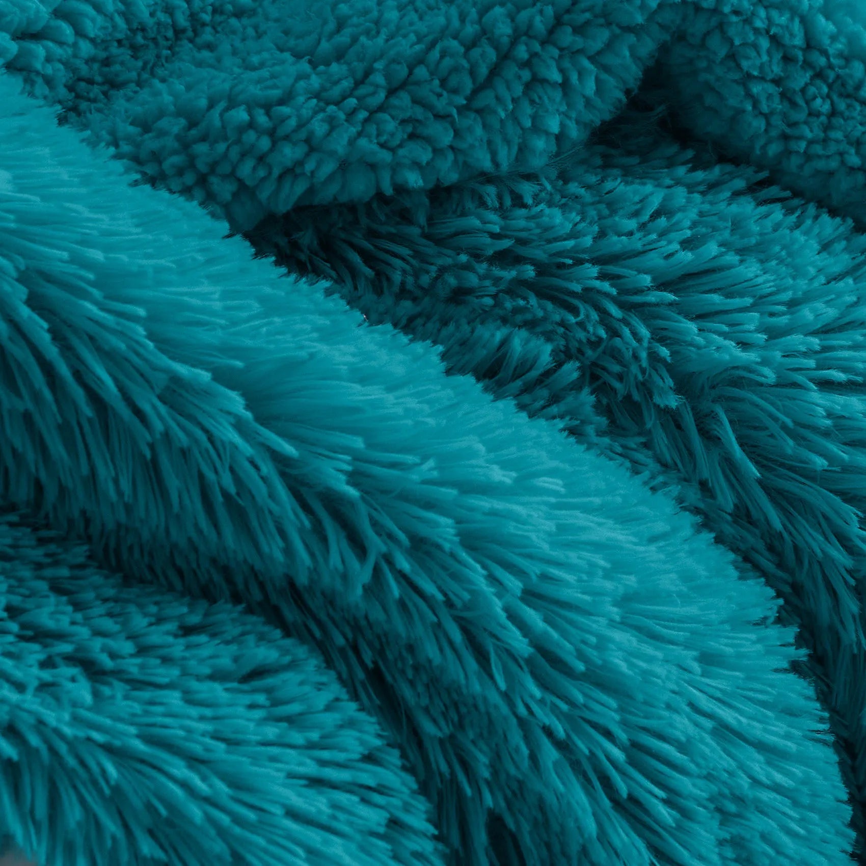 Fuzzy Faux Fur Throw Blanket