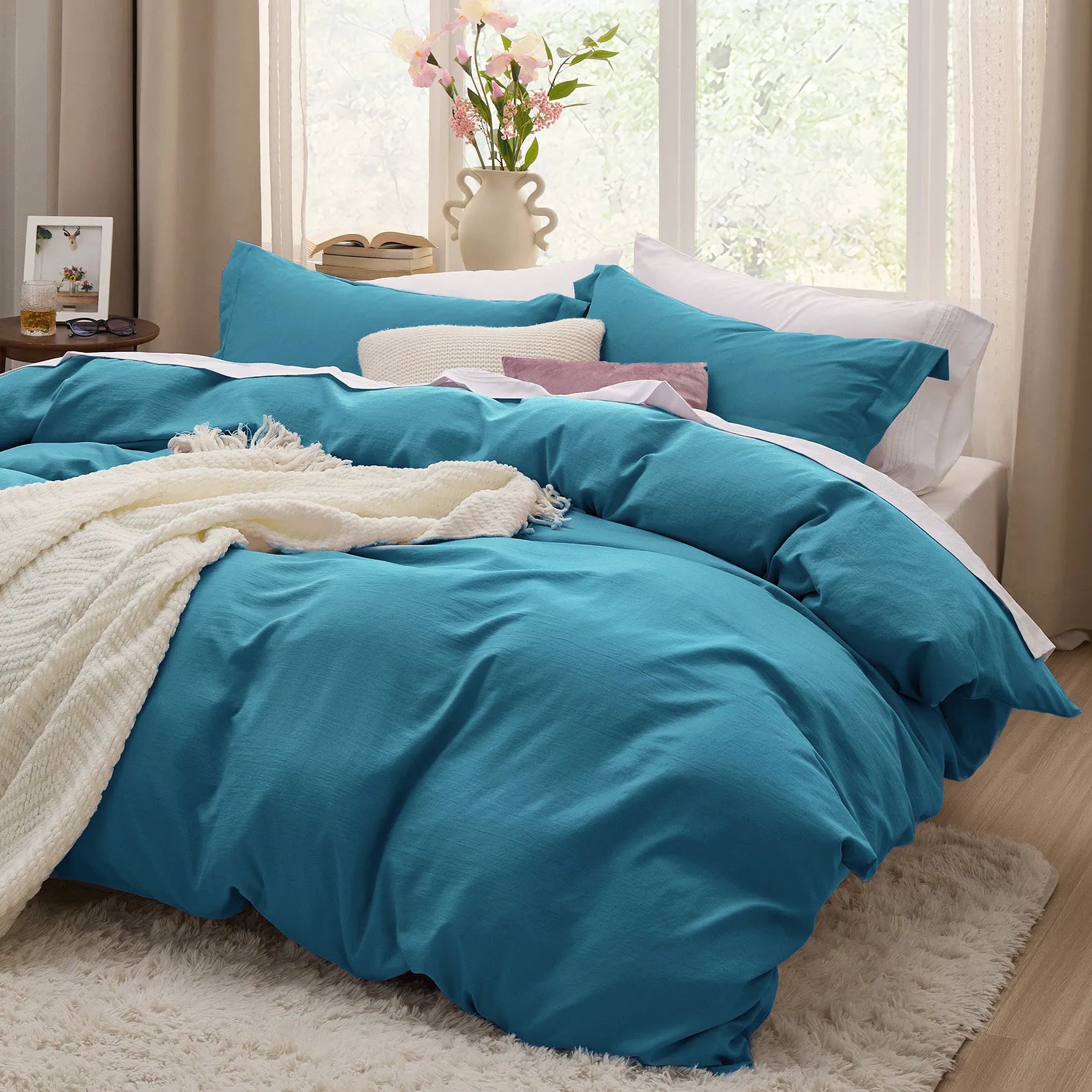 Ultra-Soft Hypoallergenic Microfiber Duvet Cover Set