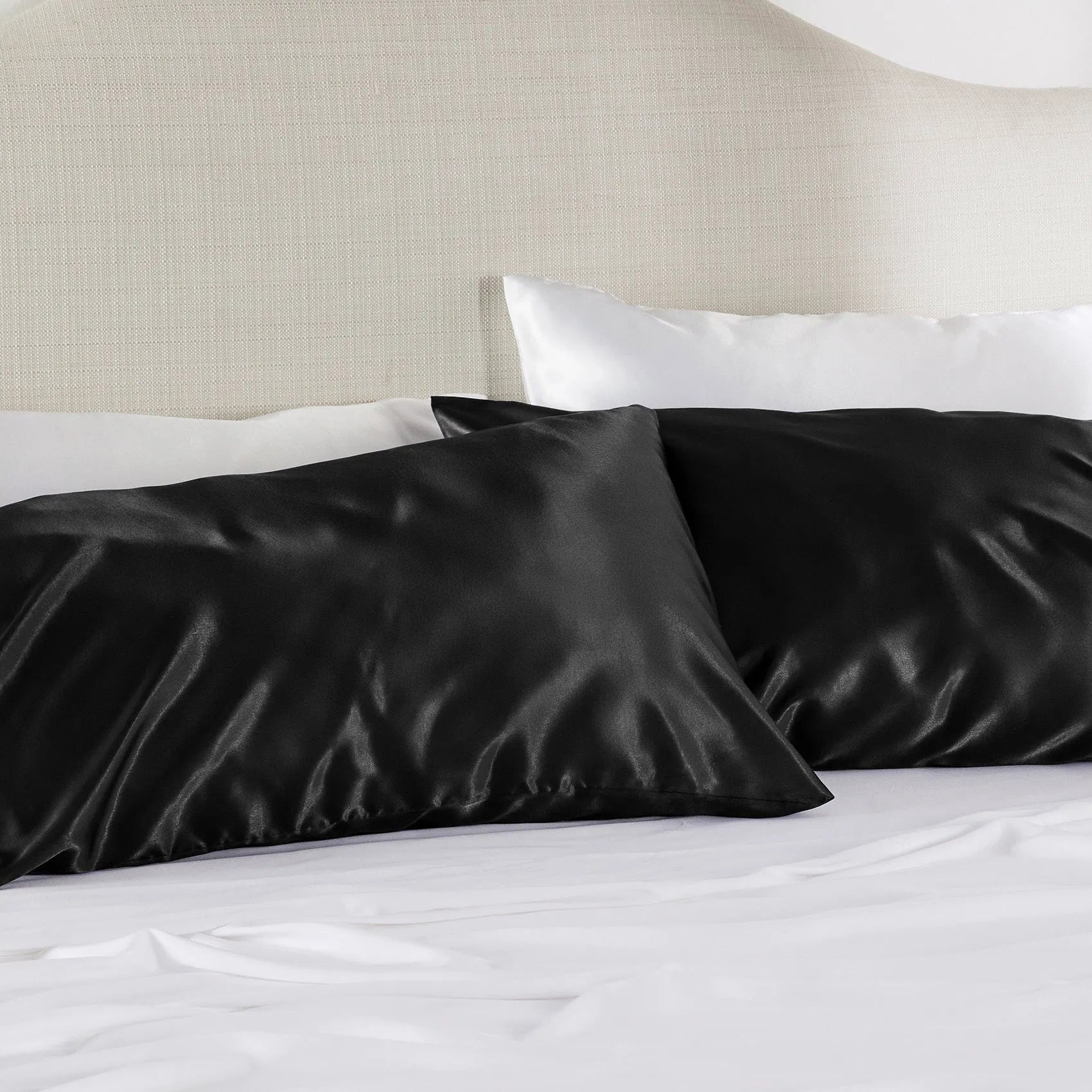 Luxurious Solid Satin Pillowcase