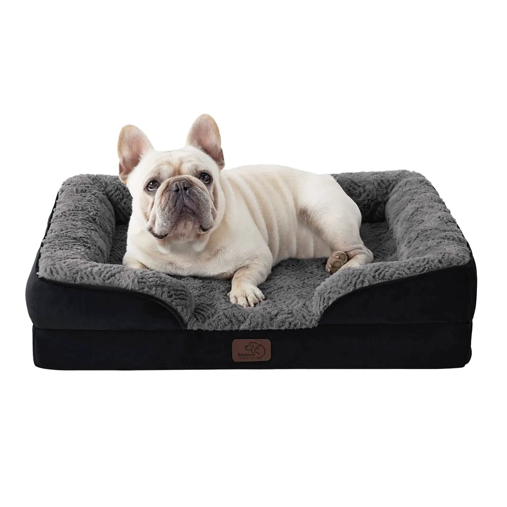Orthopedic Plush Flannel Dog Couch