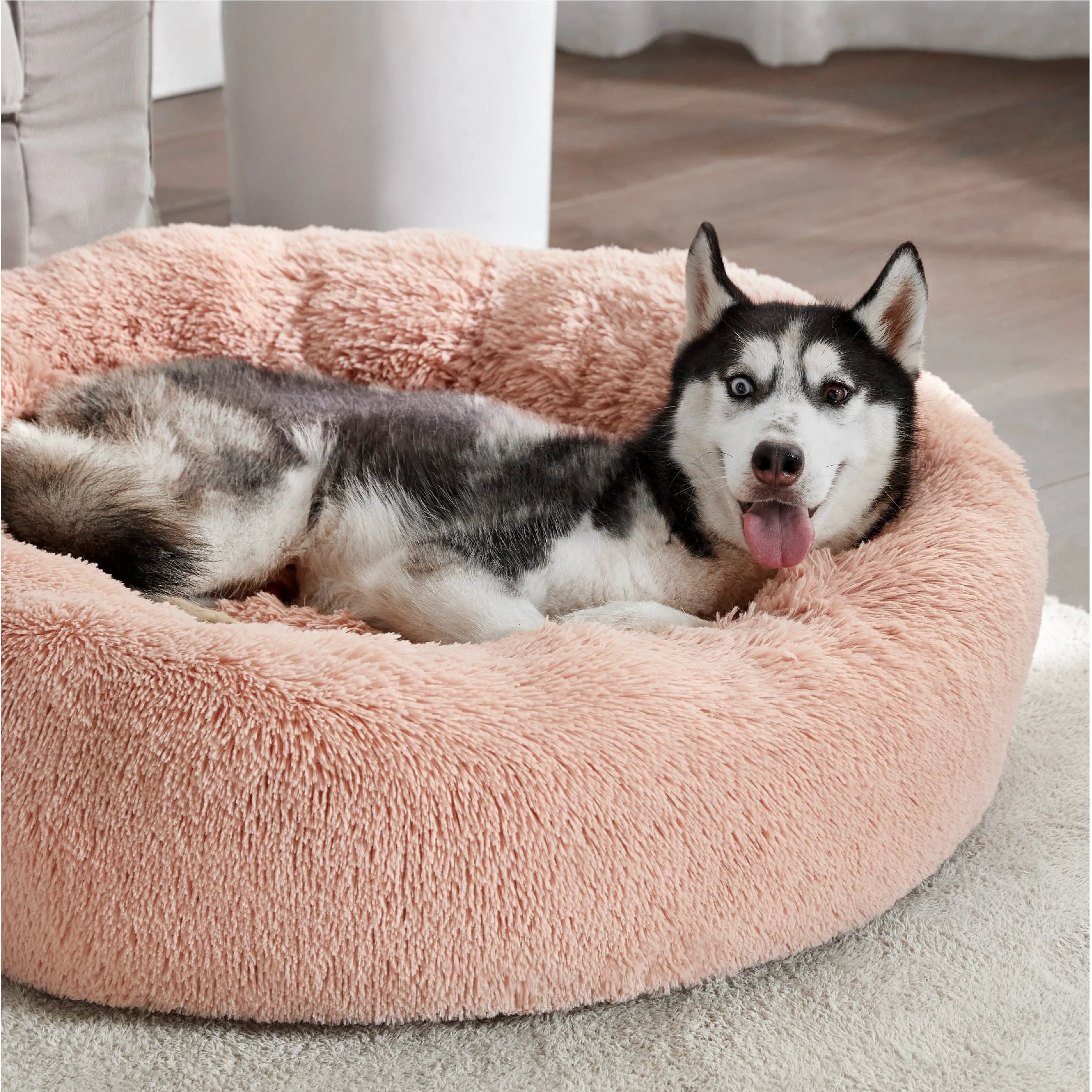 Calming Donut Bed for Pets