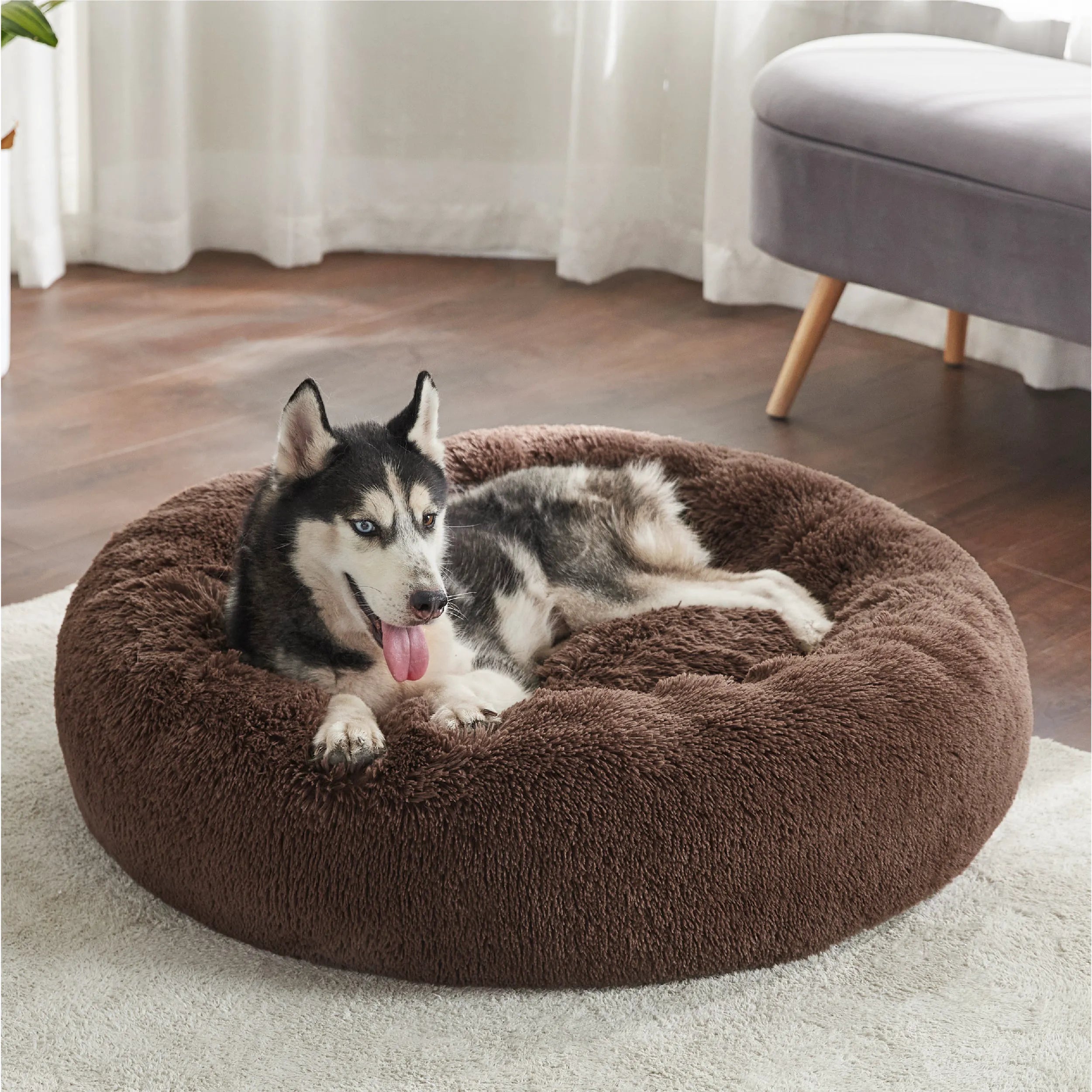 Calming Donut Bed for Pets