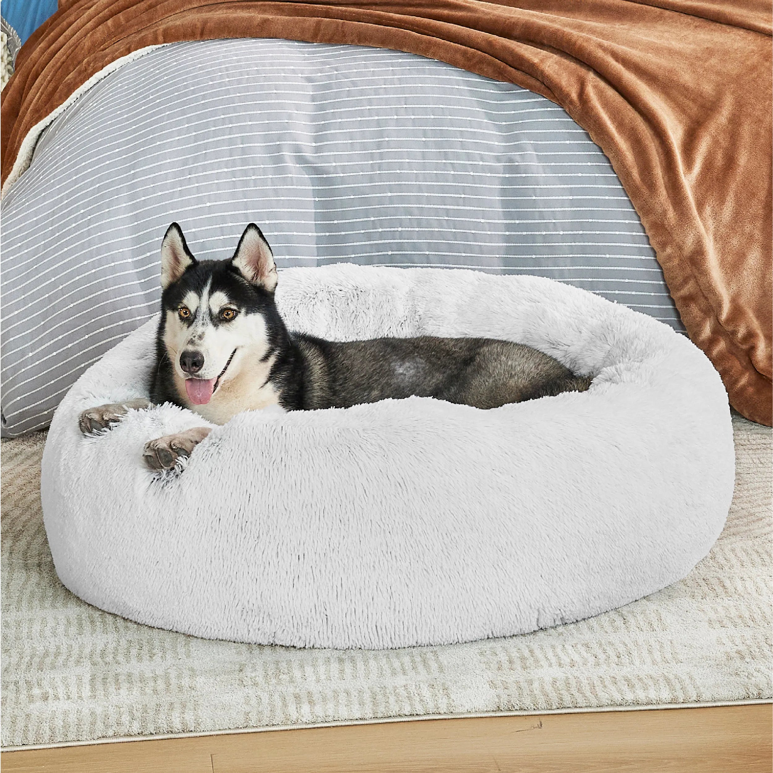 Calming Donut Bed for Pets