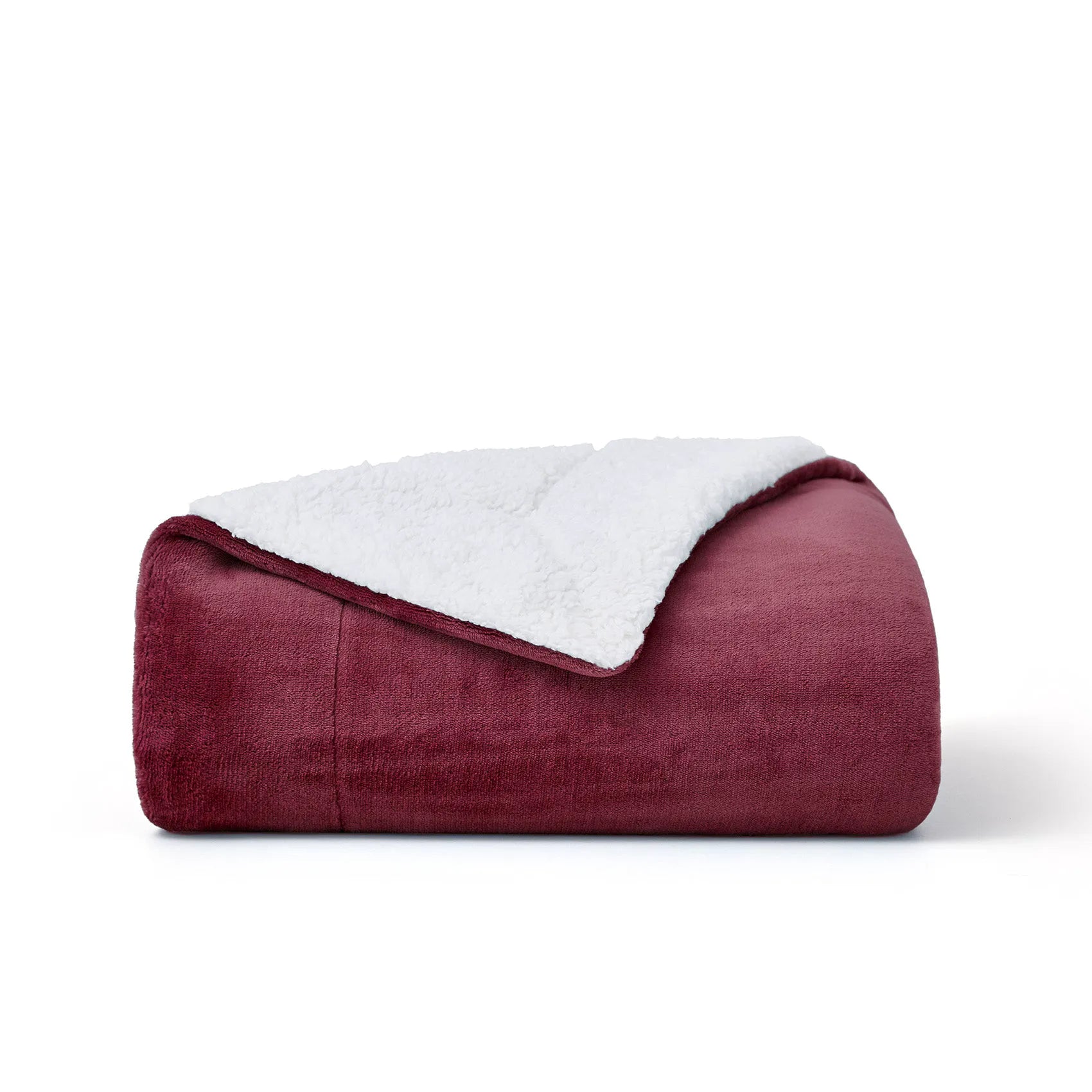 Cozy Sherpa Fleece Throw Blanket