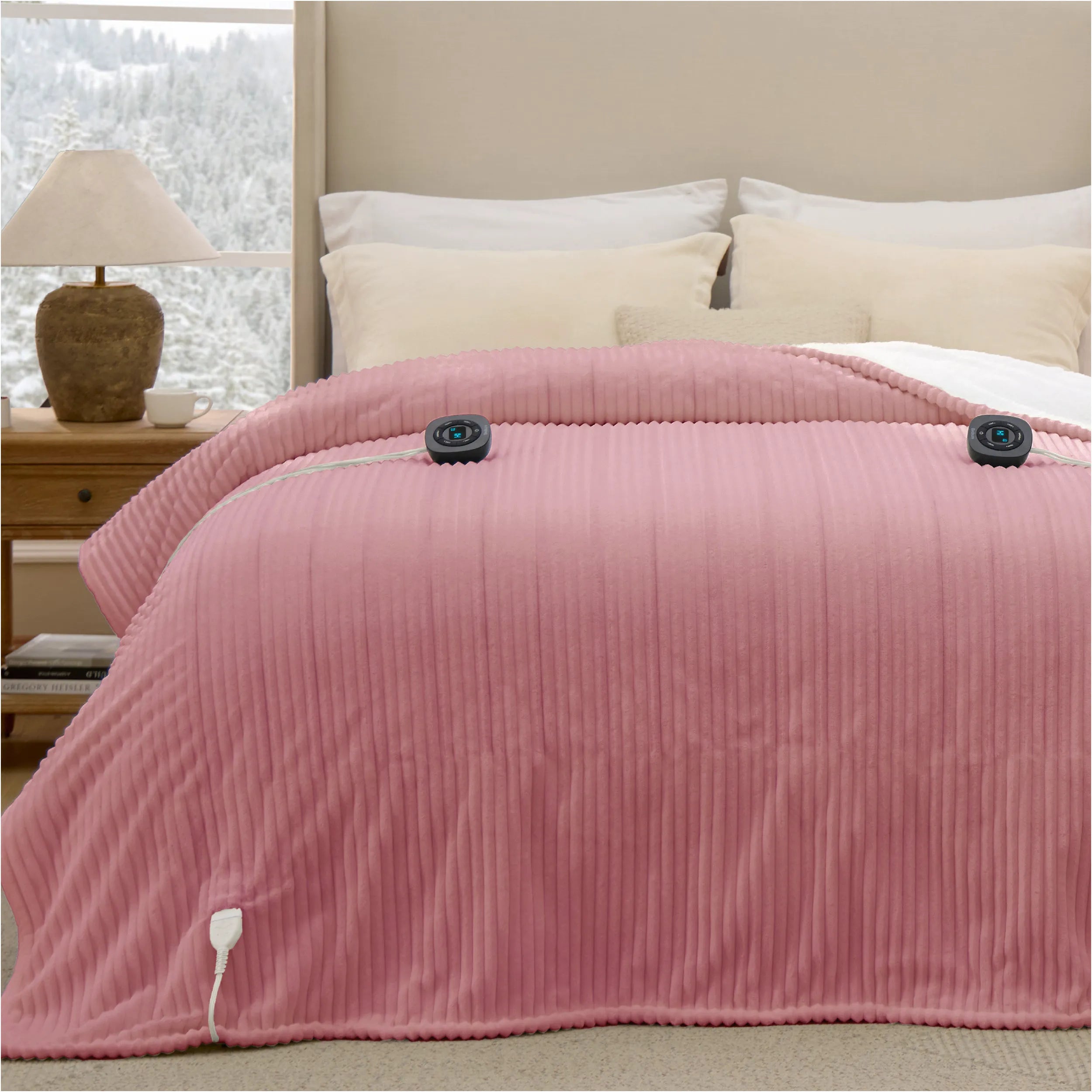Ribbed Heated Blanket