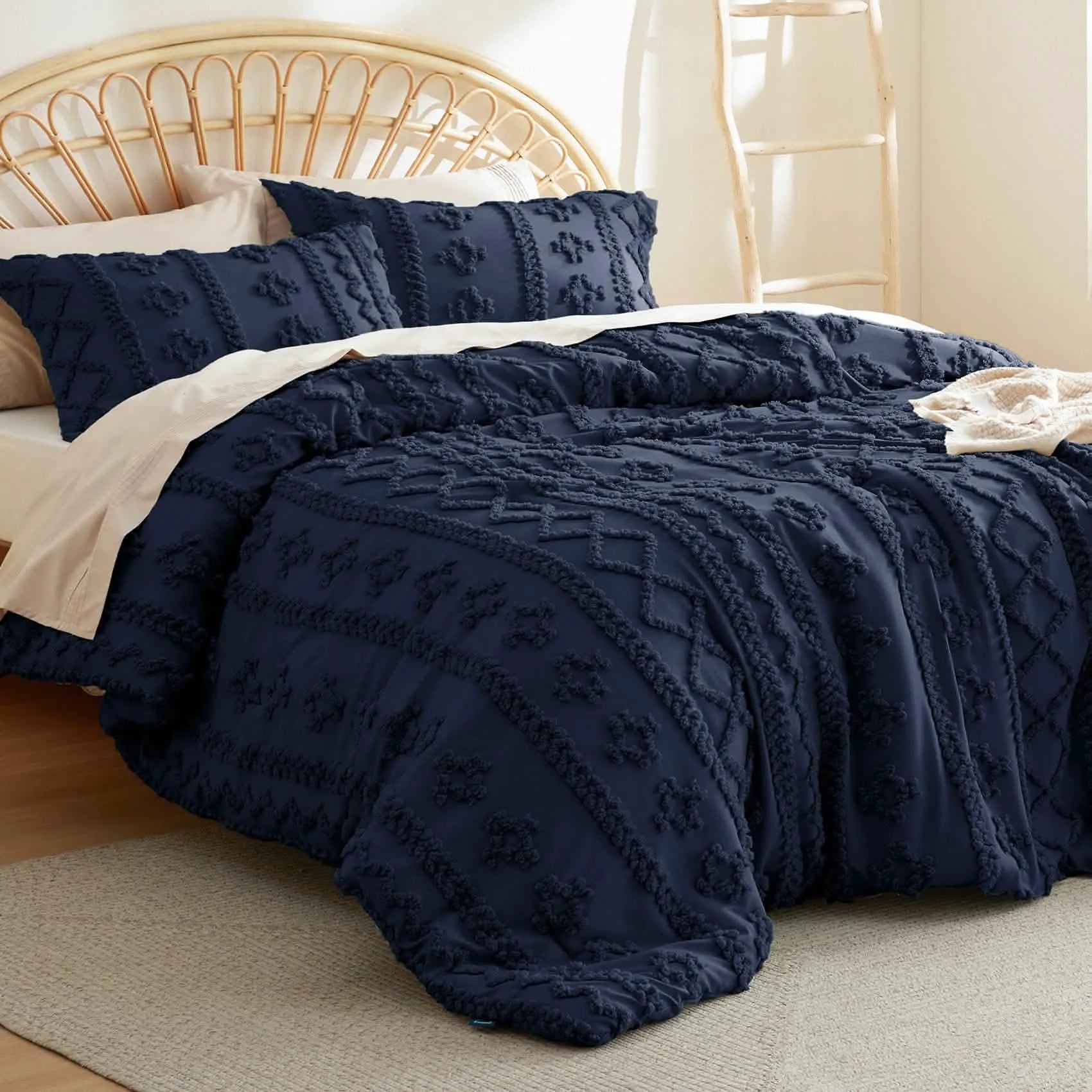 Boho Deluxe Embroidered Comforter Set