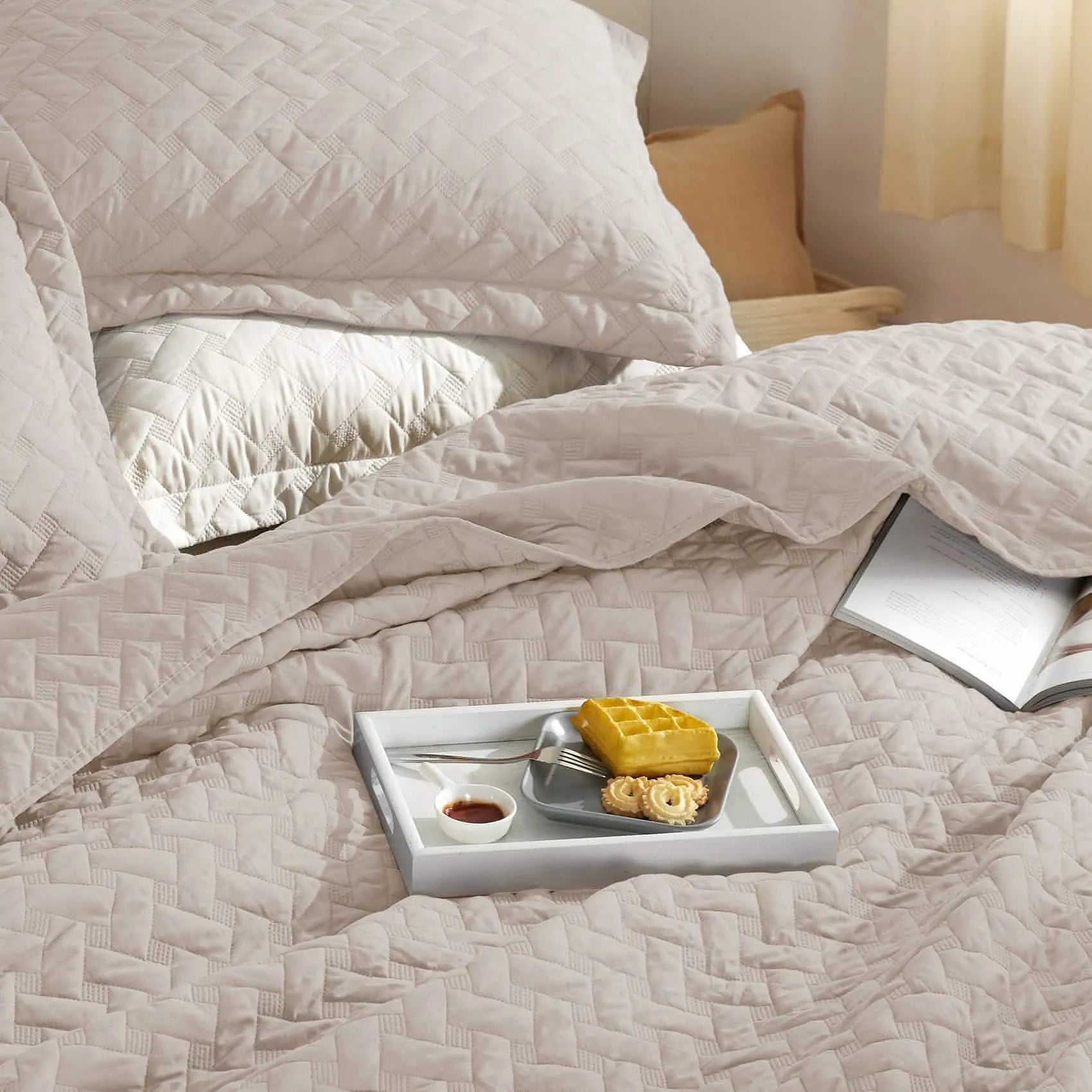 Basketweave Quilt Set