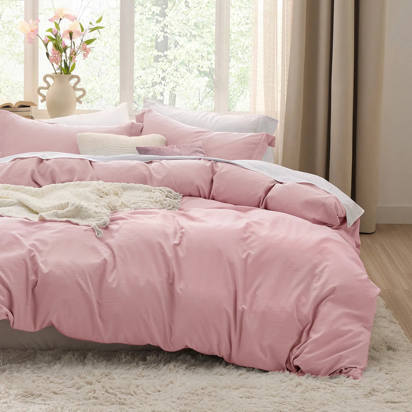 Ultra-Soft Hypoallergenic Microfiber Duvet Cover Set