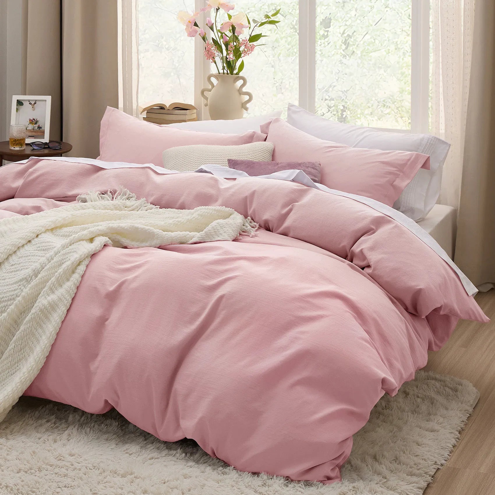 Ultra-Soft Hypoallergenic Microfiber Duvet Cover Set