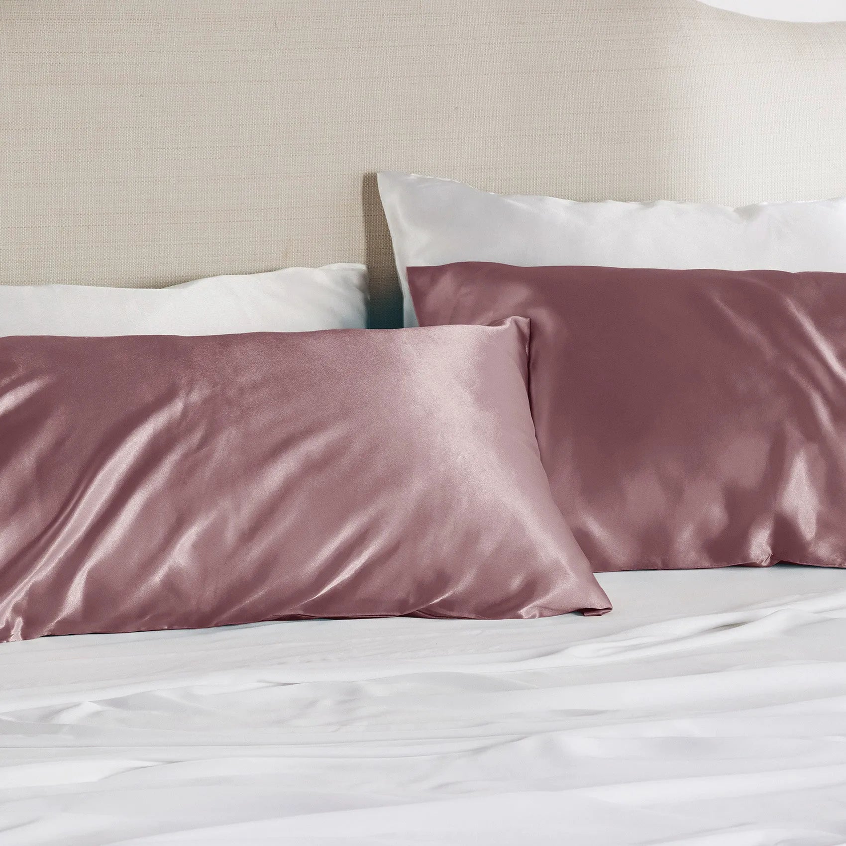 Luxurious Solid Satin Pillowcase