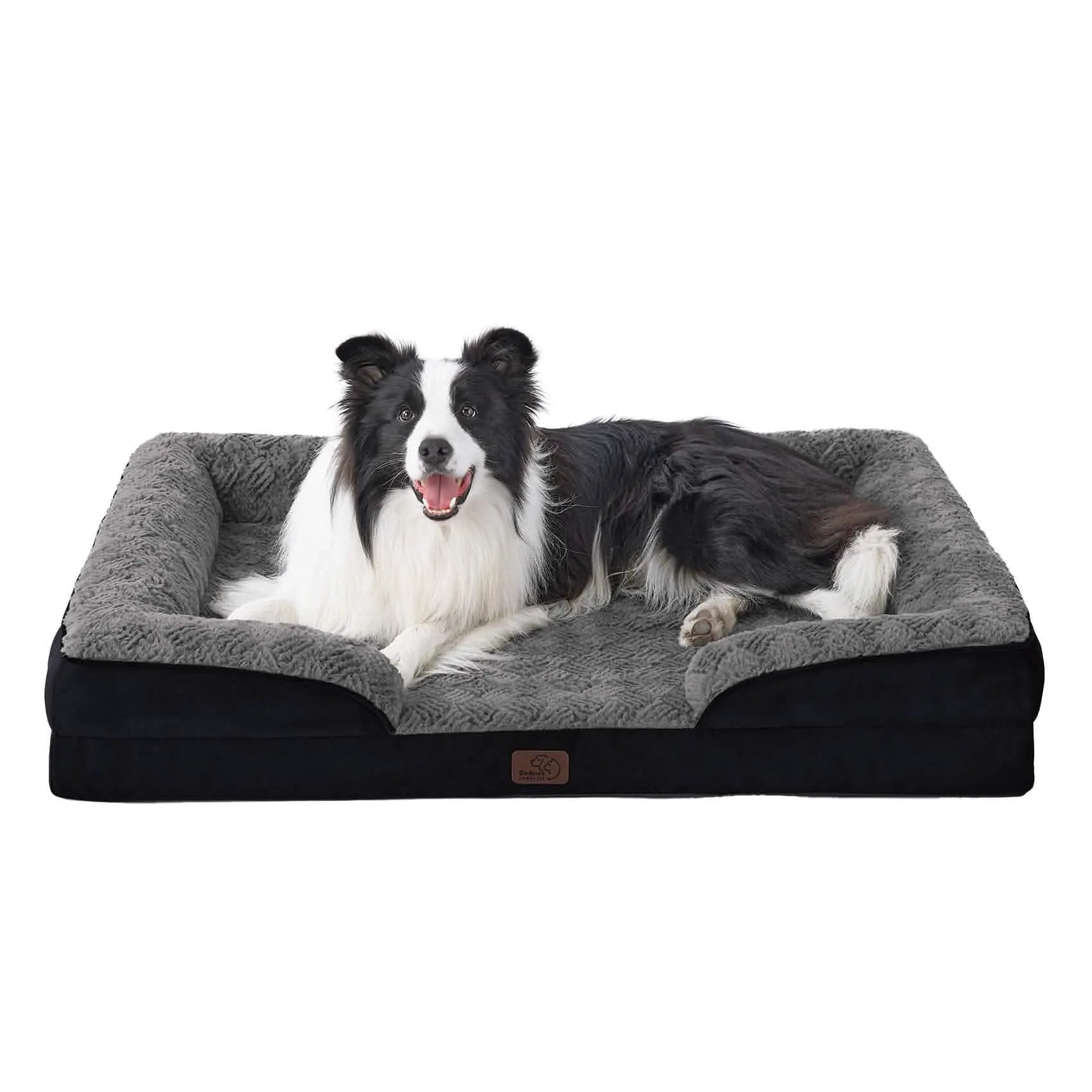 Orthopedic Plush Flannel Dog Couch