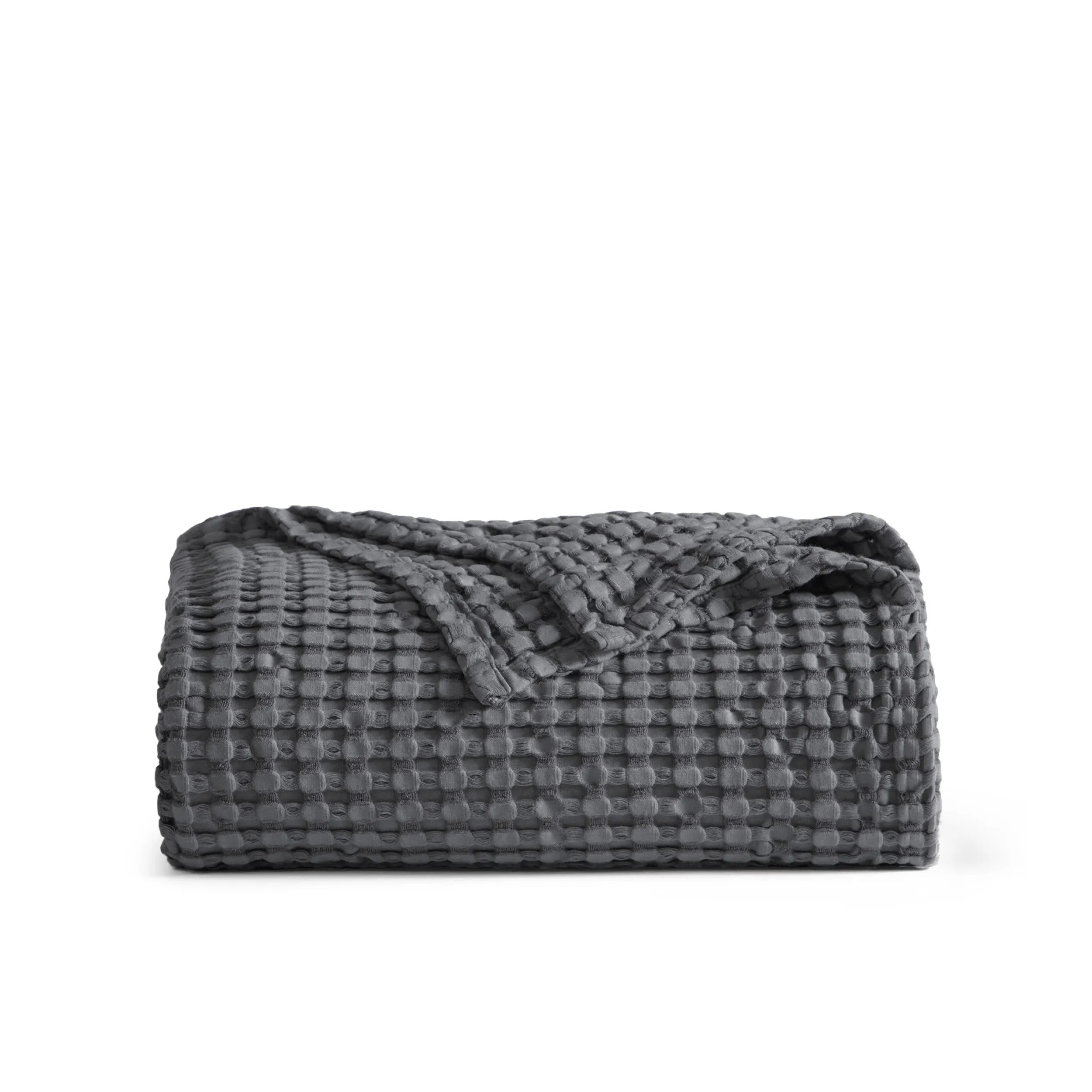 Bamboo Rayon Waffle Blanket