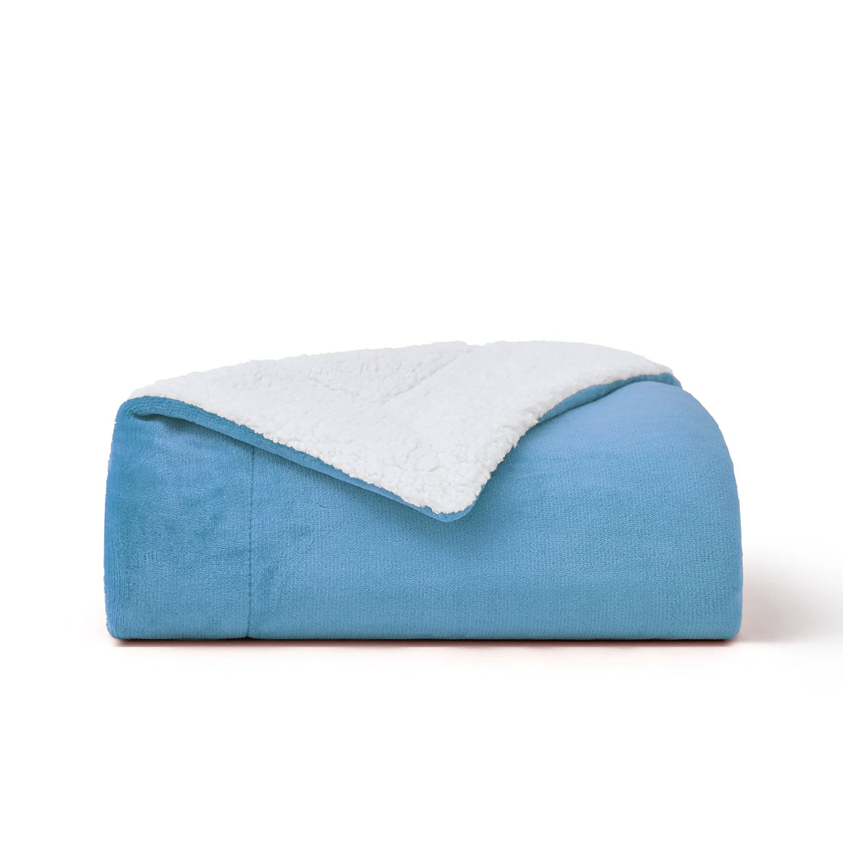 Cozy Sherpa Fleece Throw Blanket