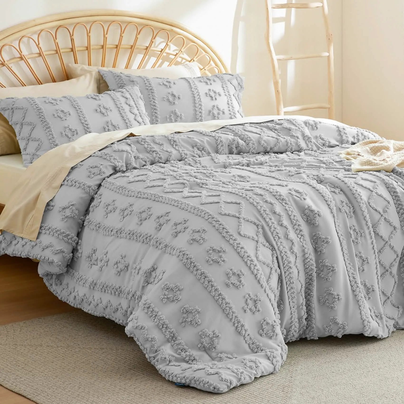 Boho Deluxe Embroidered Comforter Set