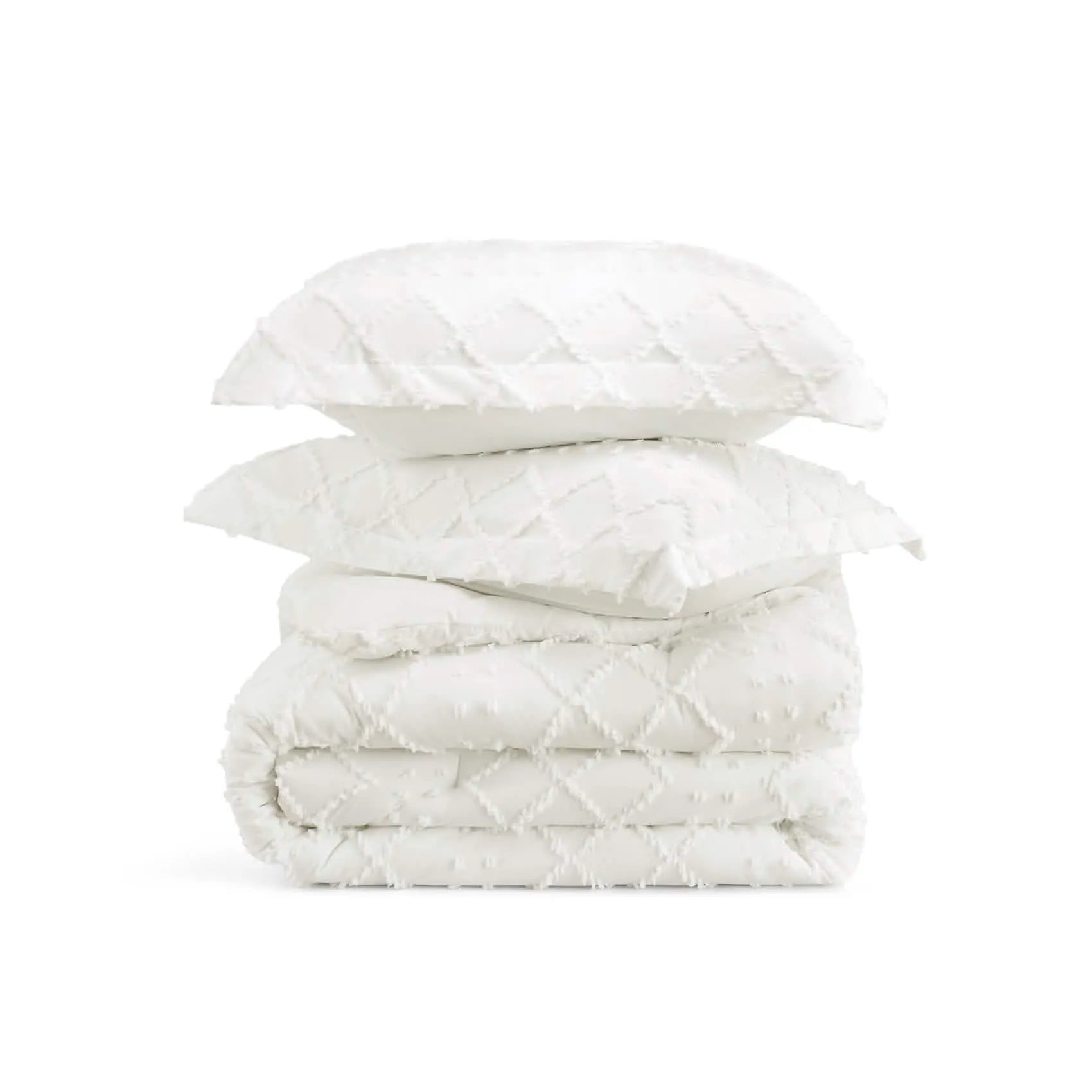 Tufted Embroidery Comforter Set