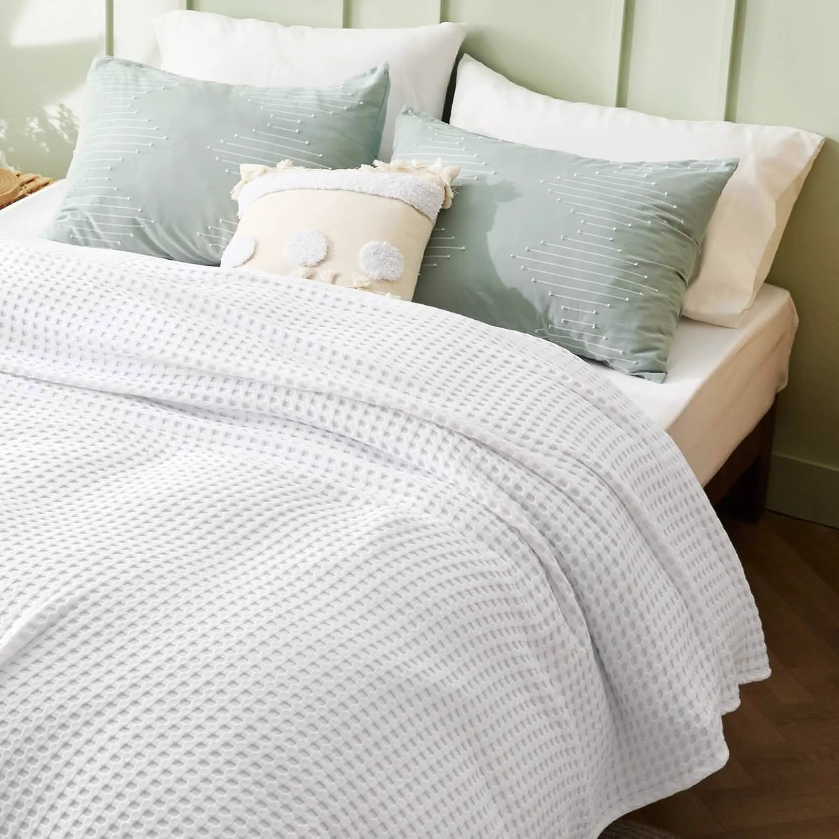 Bamboo Rayon Waffle Blanket