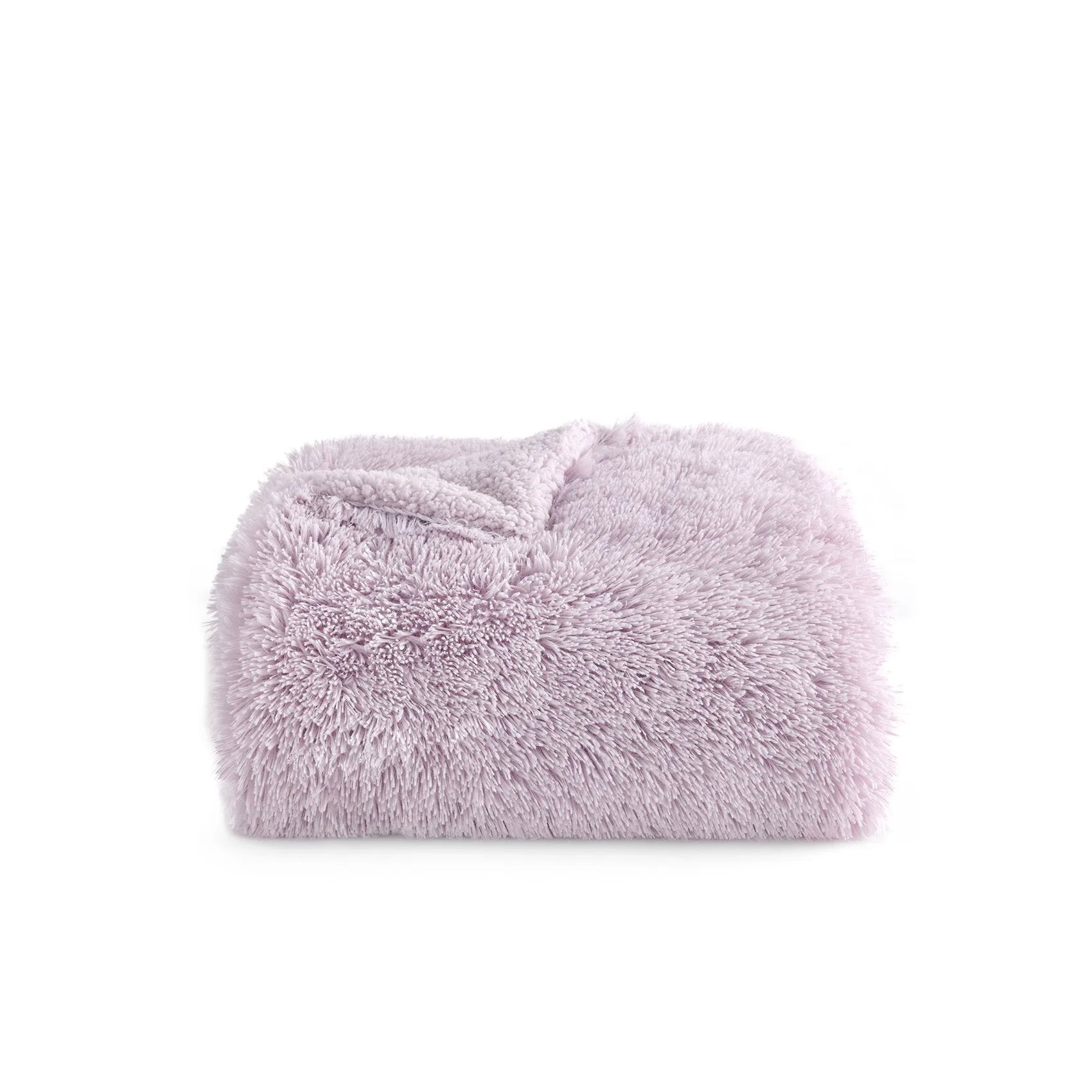 Fuzzy Faux Fur Throw Blanket