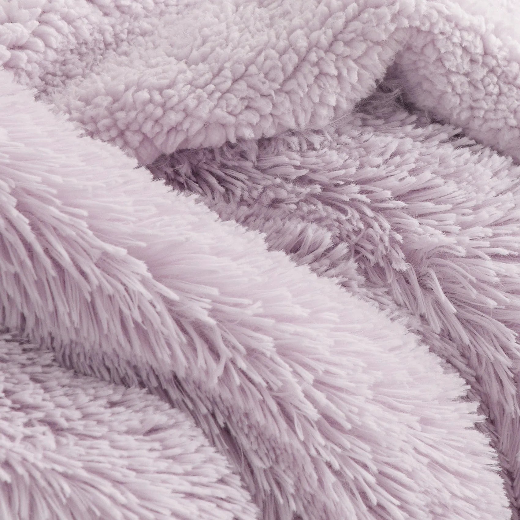 Fuzzy Faux Fur Throw Blanket