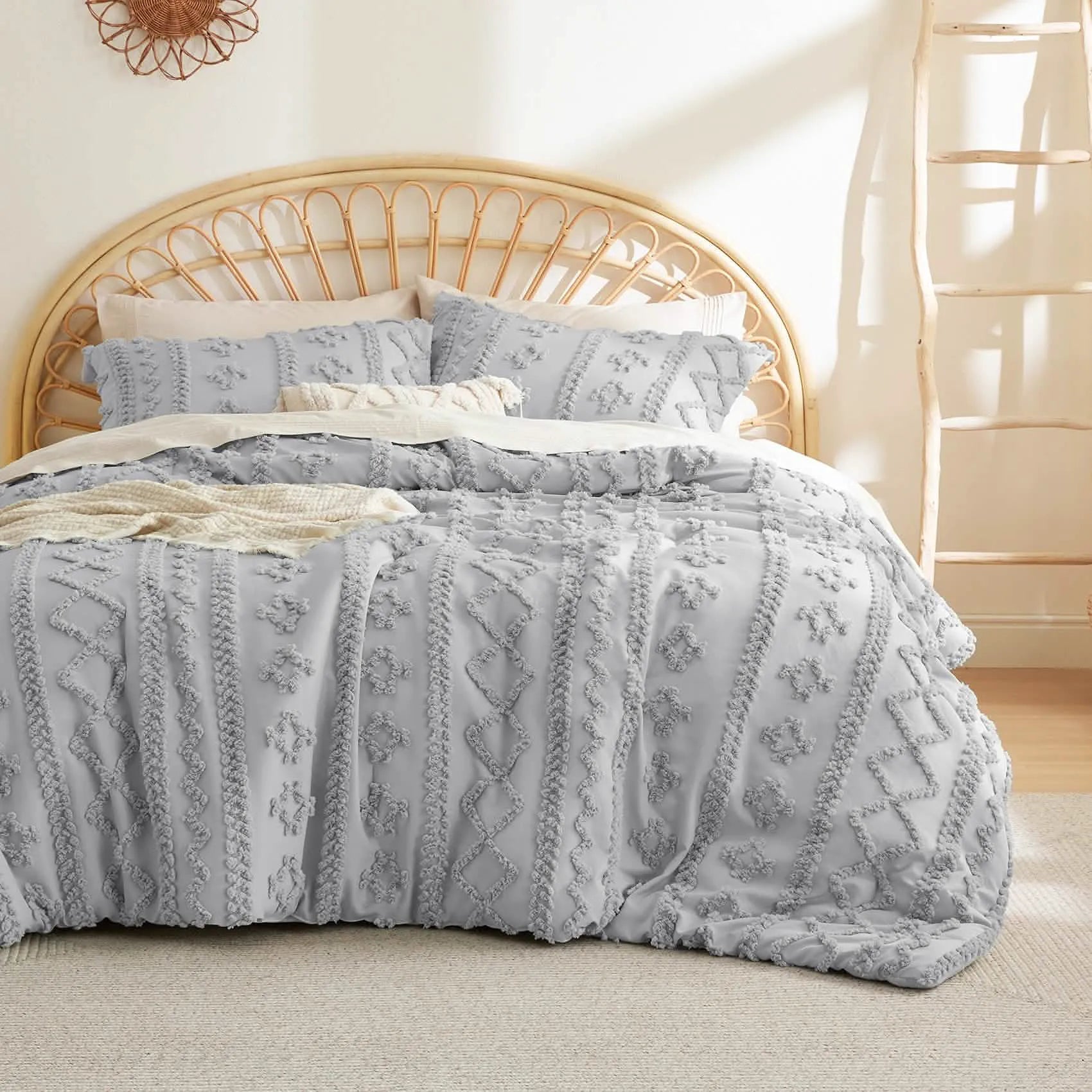 Boho Deluxe Embroidered Comforter Set
