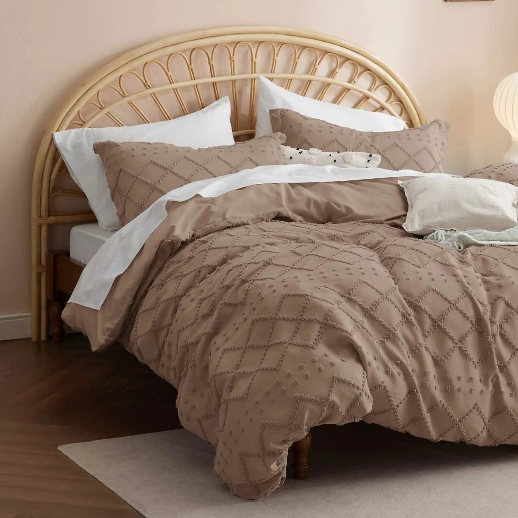 Boho Embroidery Duvet Cover Set