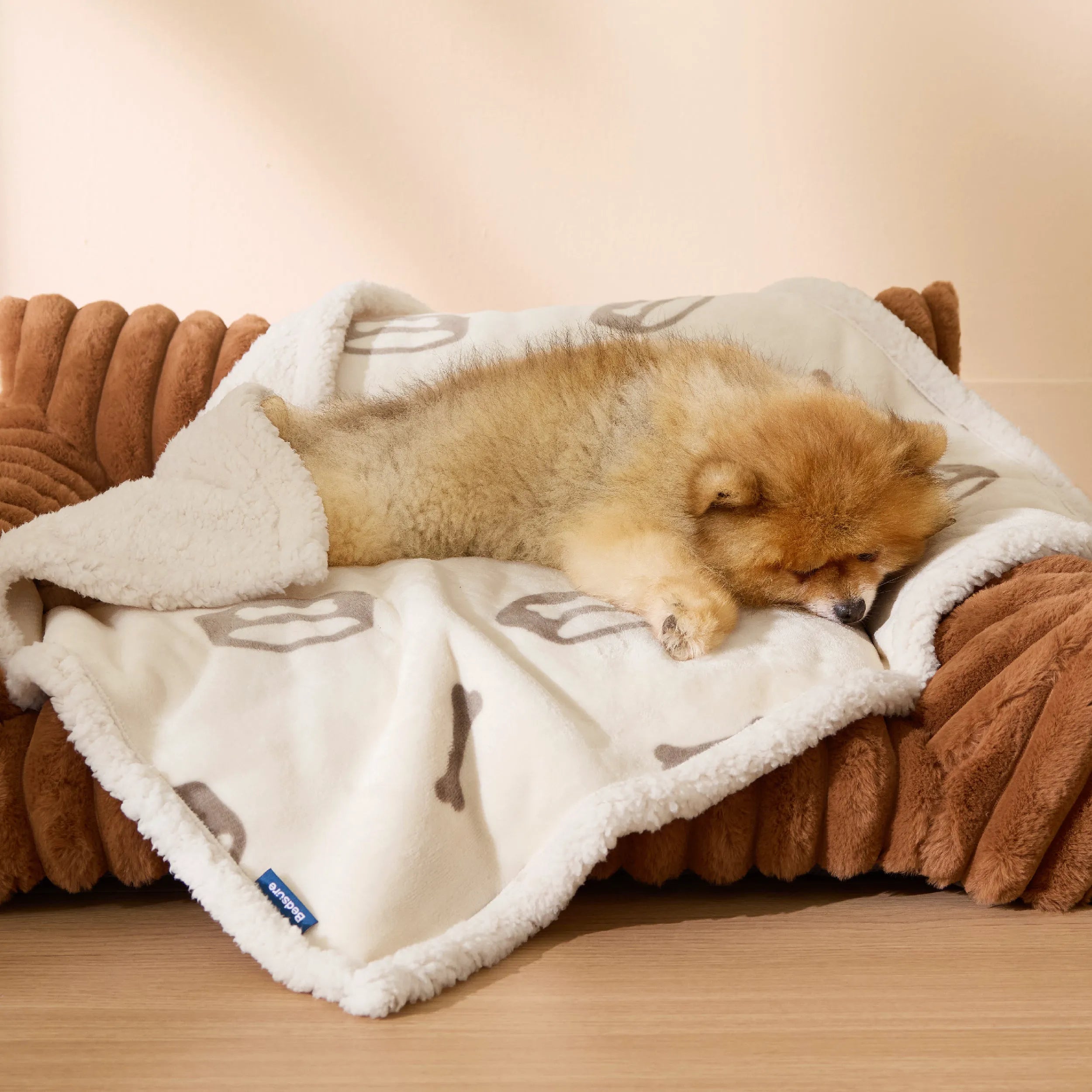 Reversible Waterproof Sherpa Blanket
