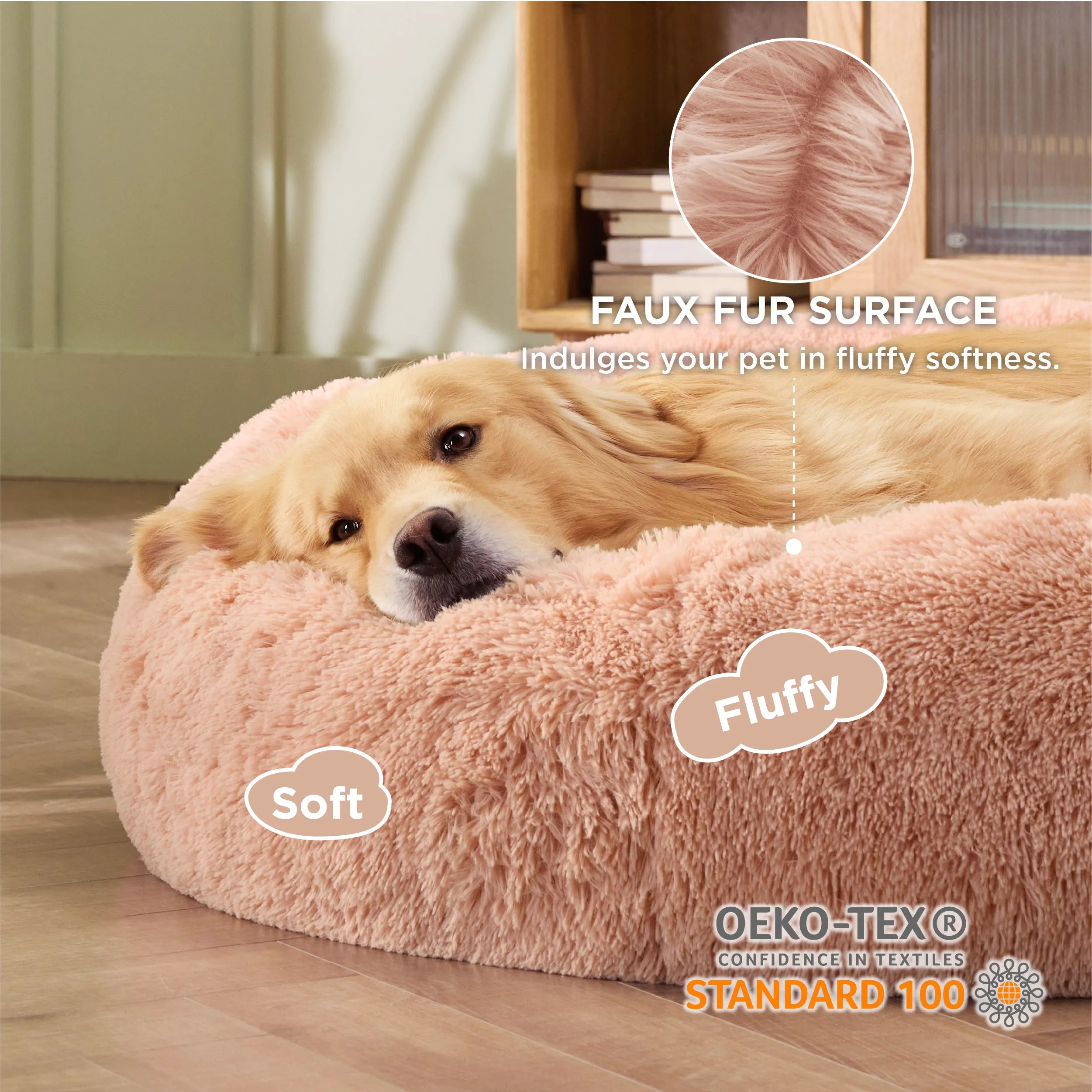 Calming Donut Bed for Pets